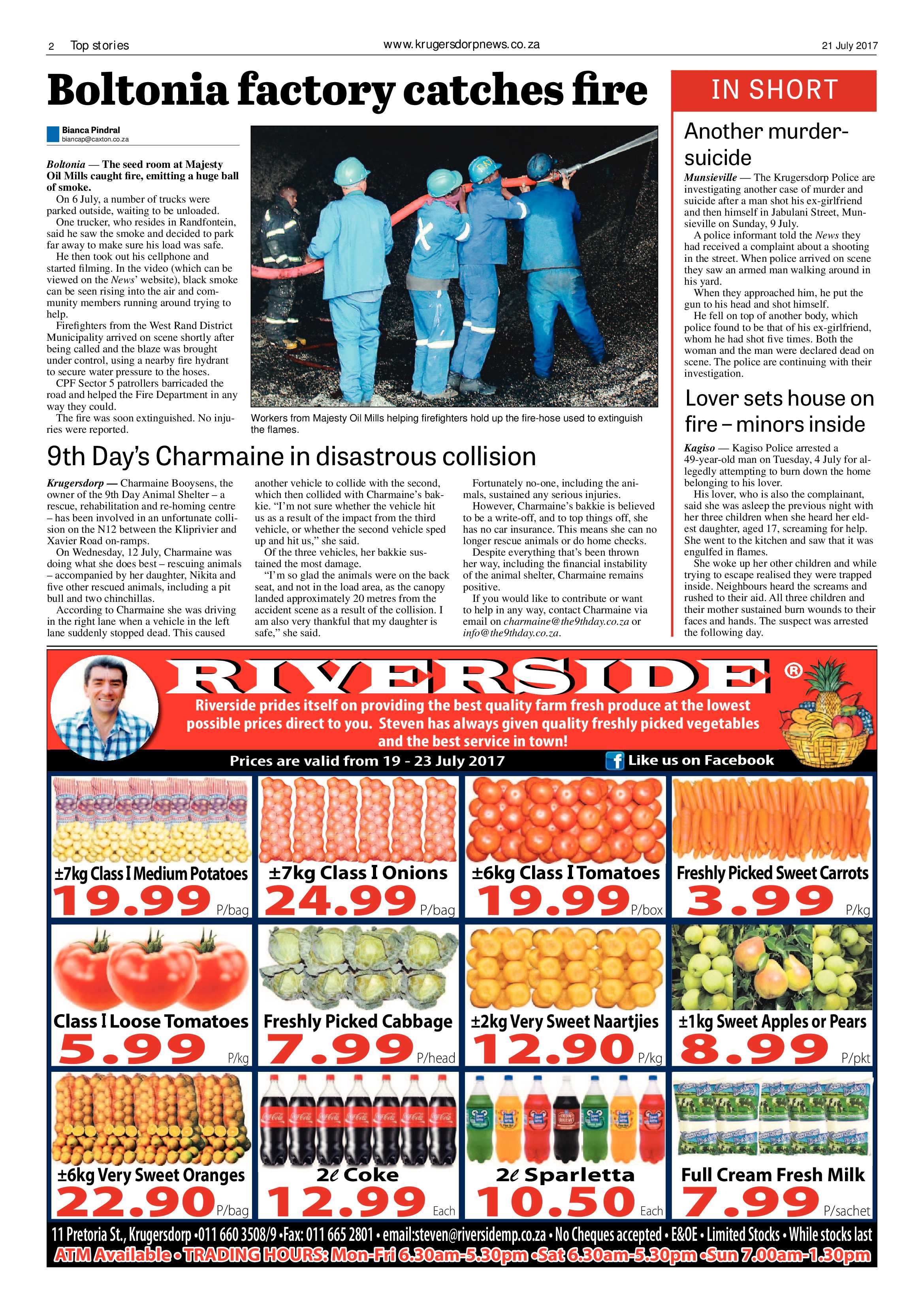 Krugersdorp News 21 July 2017 page 2