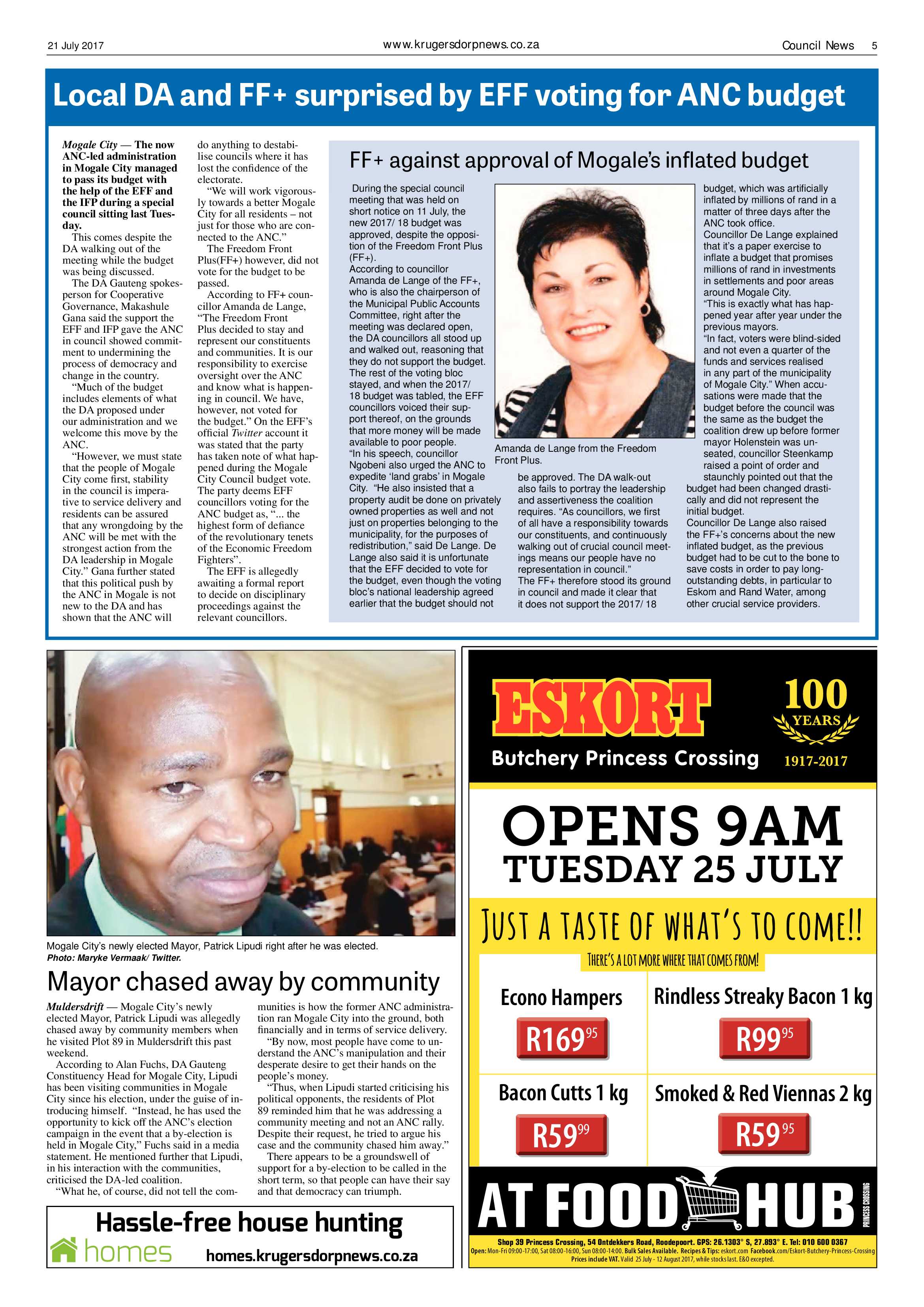 Krugersdorp News 21 July 2017 page 5