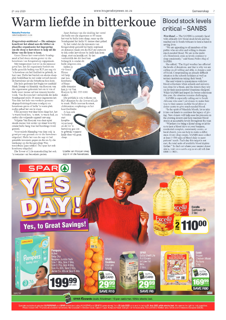 Krugersdorp News 21 July 2023 page 7