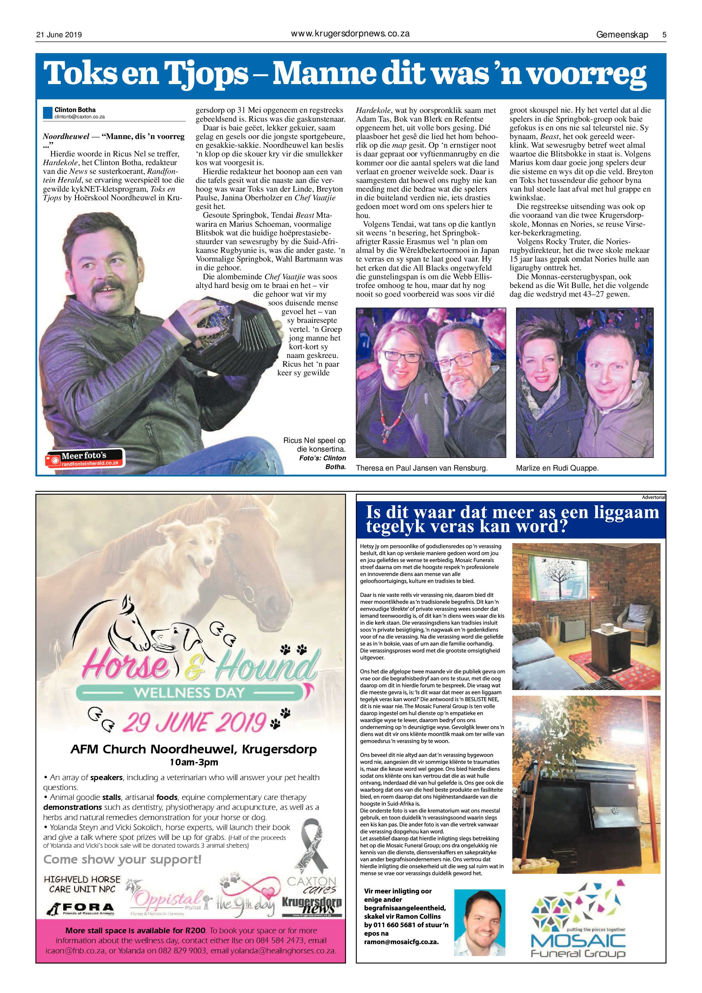 Krugersdorp News 21 June 2019 page 5