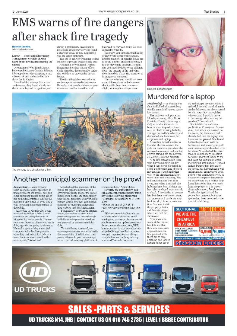 Krugersdorp News 21 June 2024 page 3