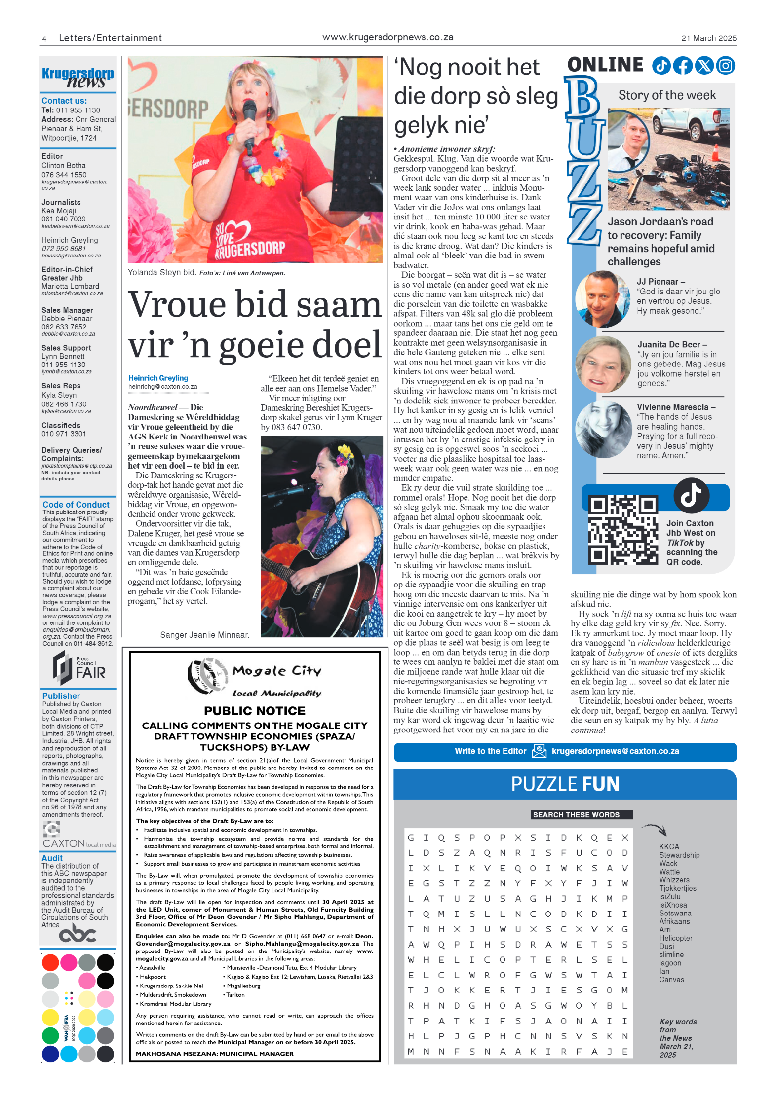 Krugersdorp News 21 March 2025 page 4