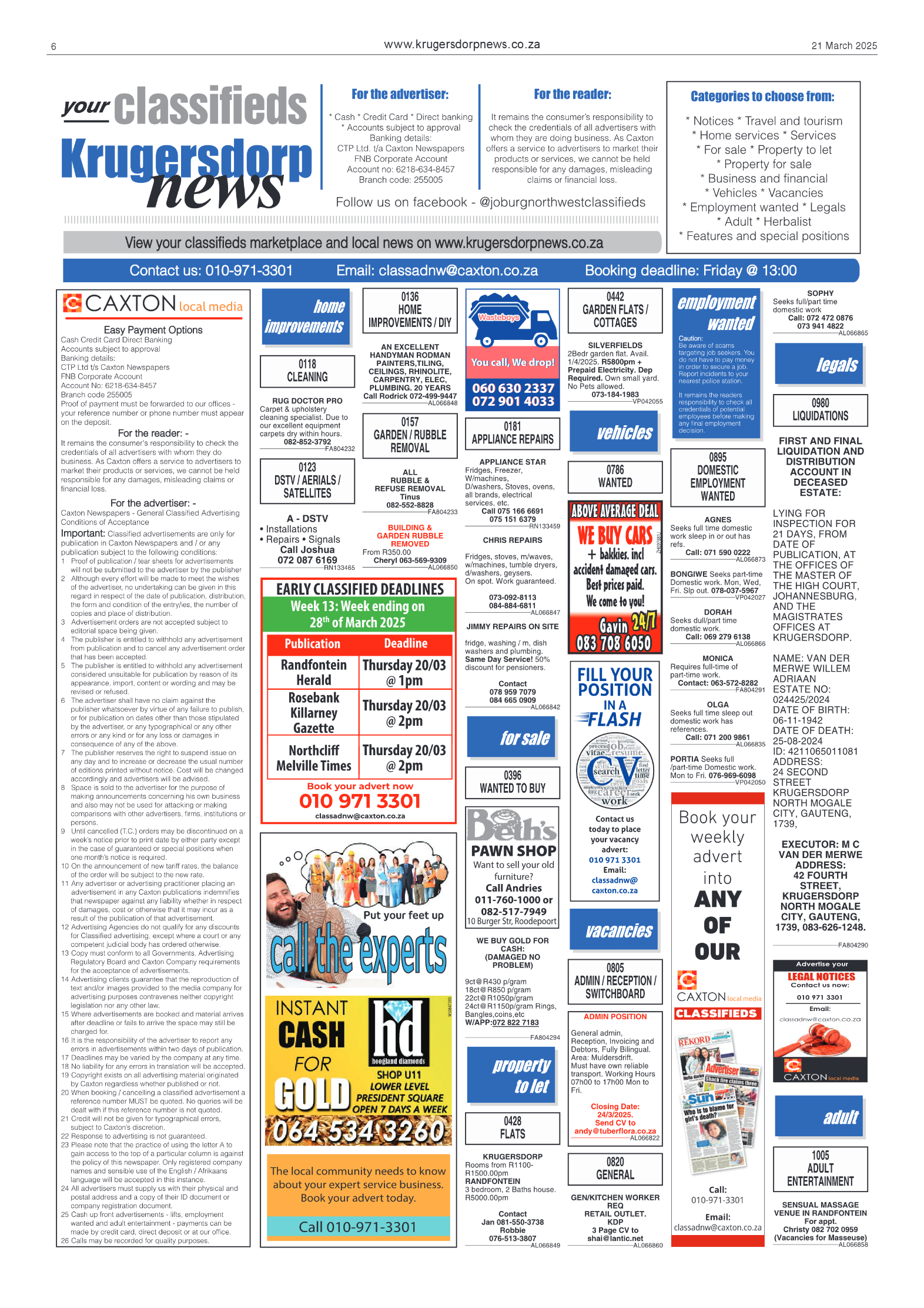 Krugersdorp News 21 March 2025 page 6