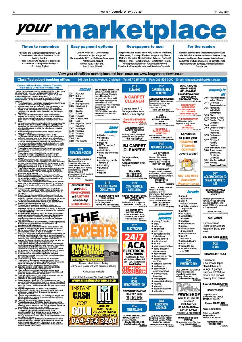Krugersdorp News 21 May 2021 page 6