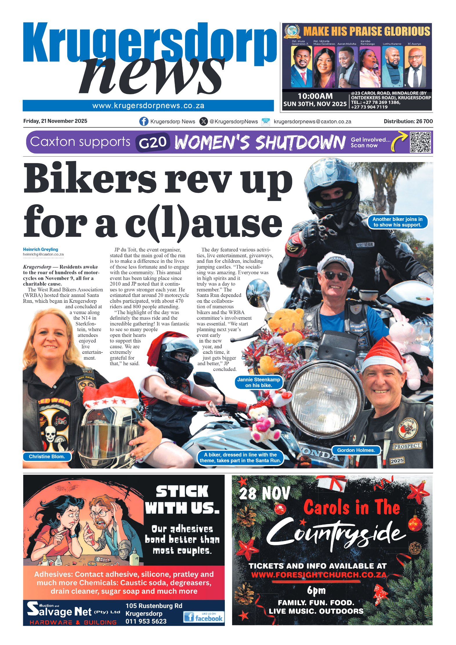 Krugersdorp News 21 November 2025 page 3