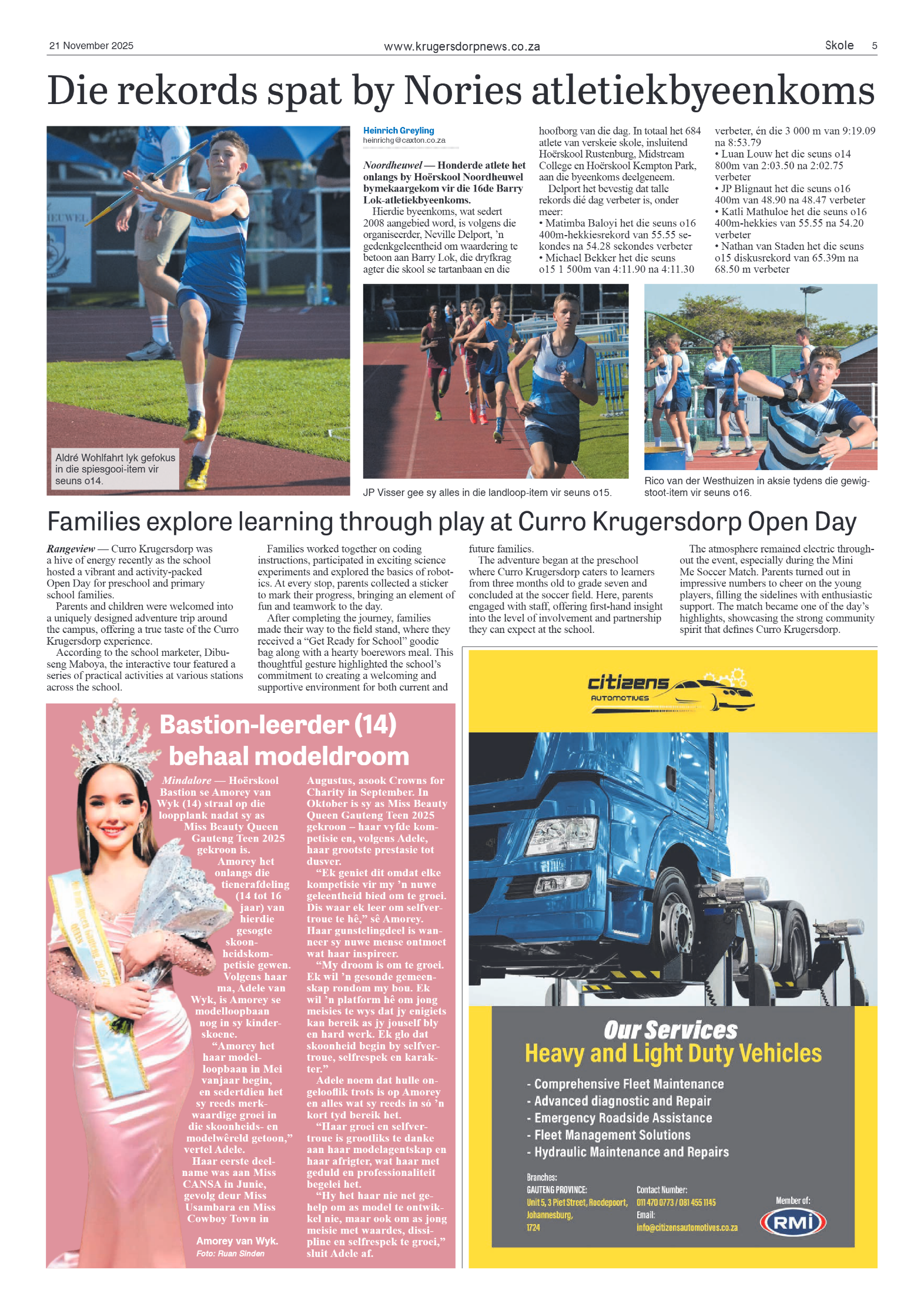 Krugersdorp News 21 November 2025 page 7