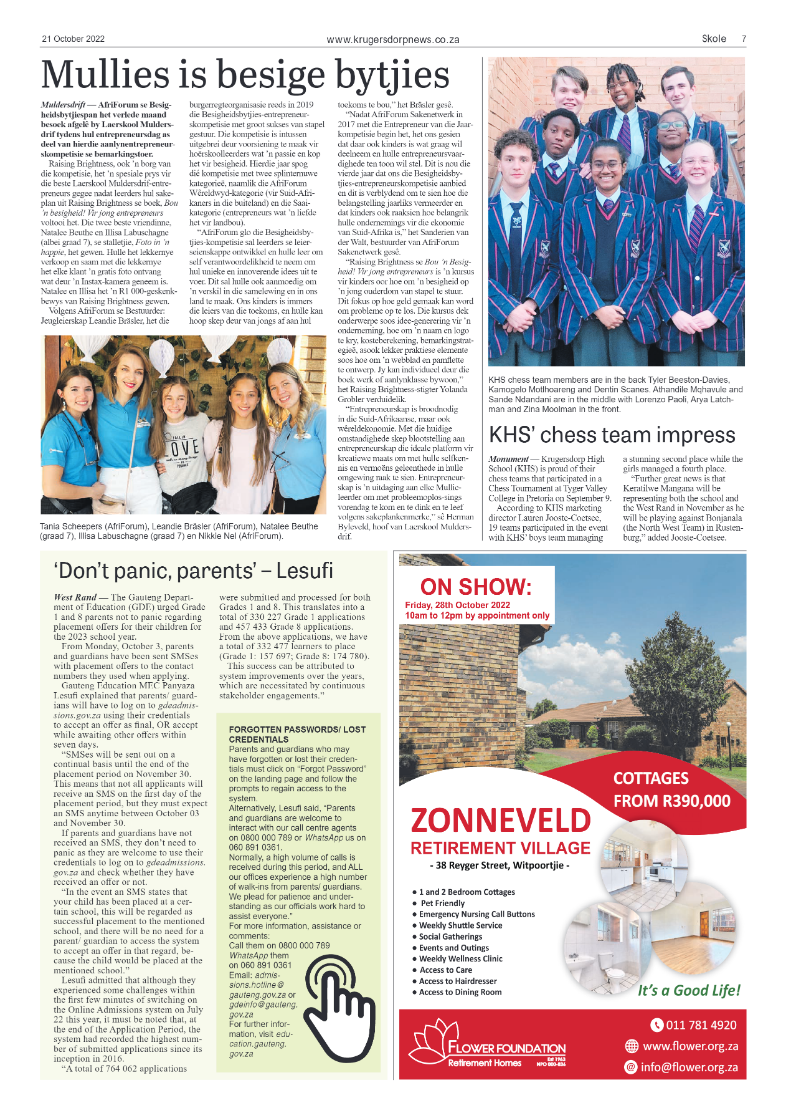 Krugersdorp News 21 October 2022 page 7
