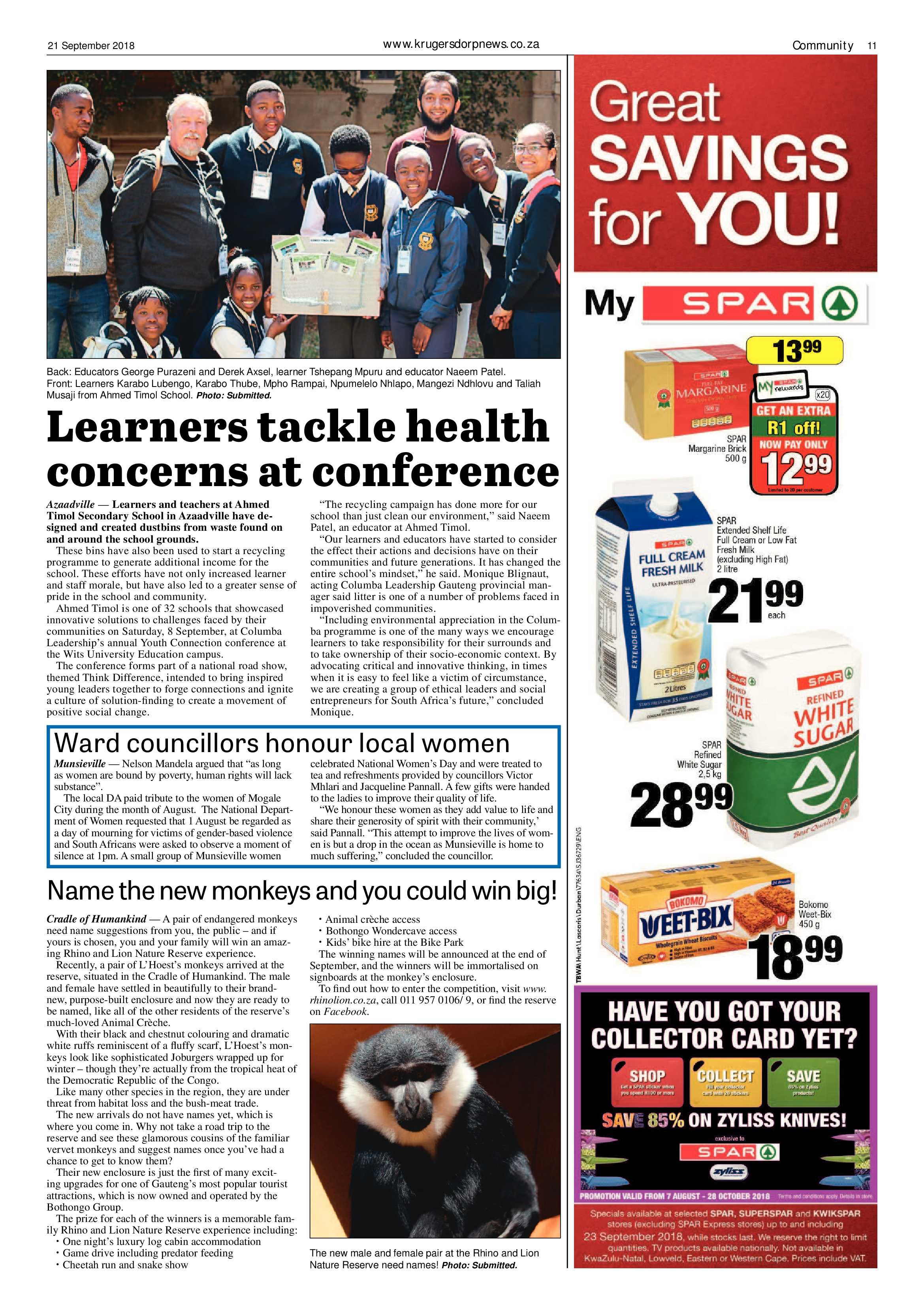Krugersdorp News 21 September 2018 page 11