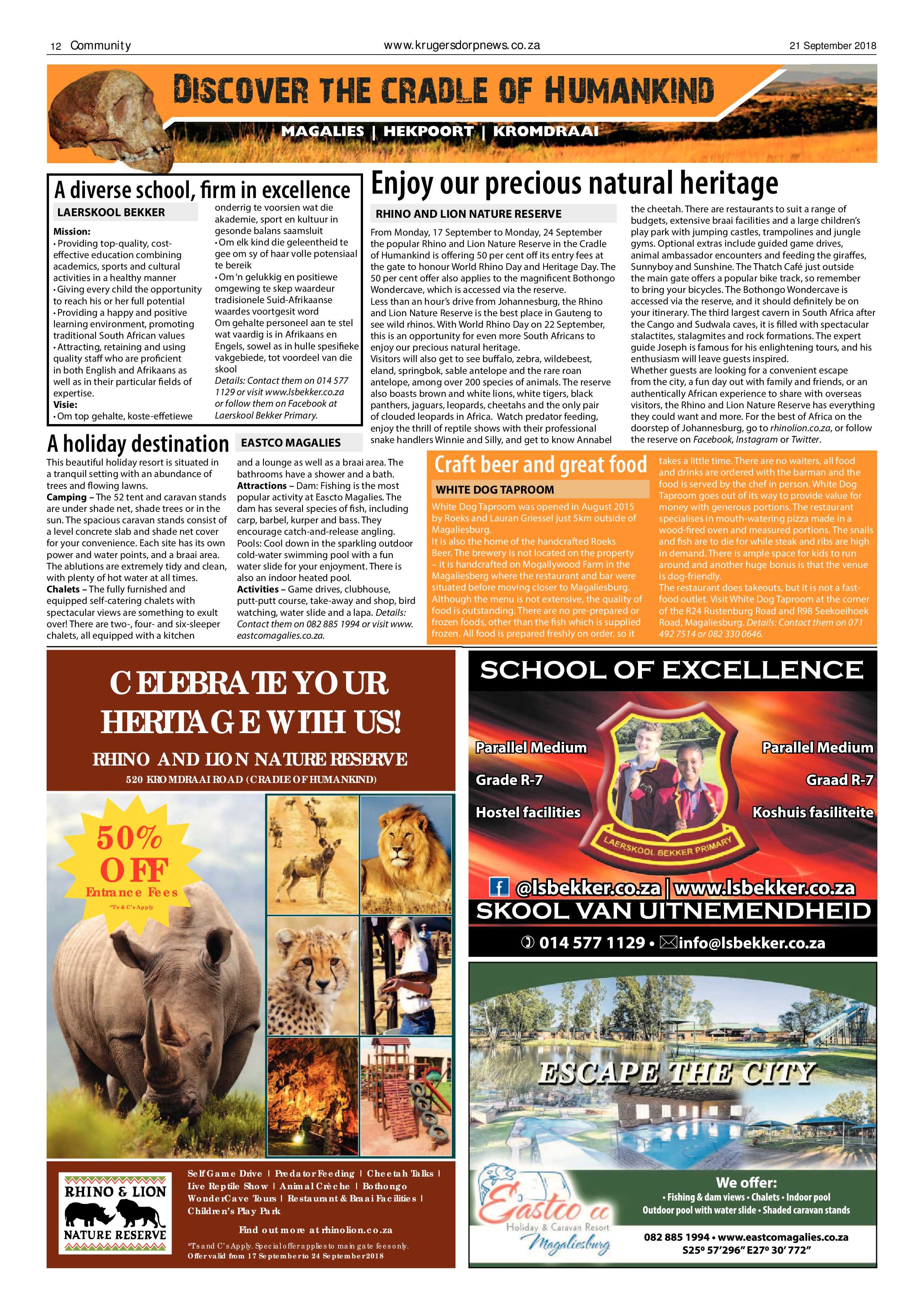 Krugersdorp News 21 September 2018 page 12