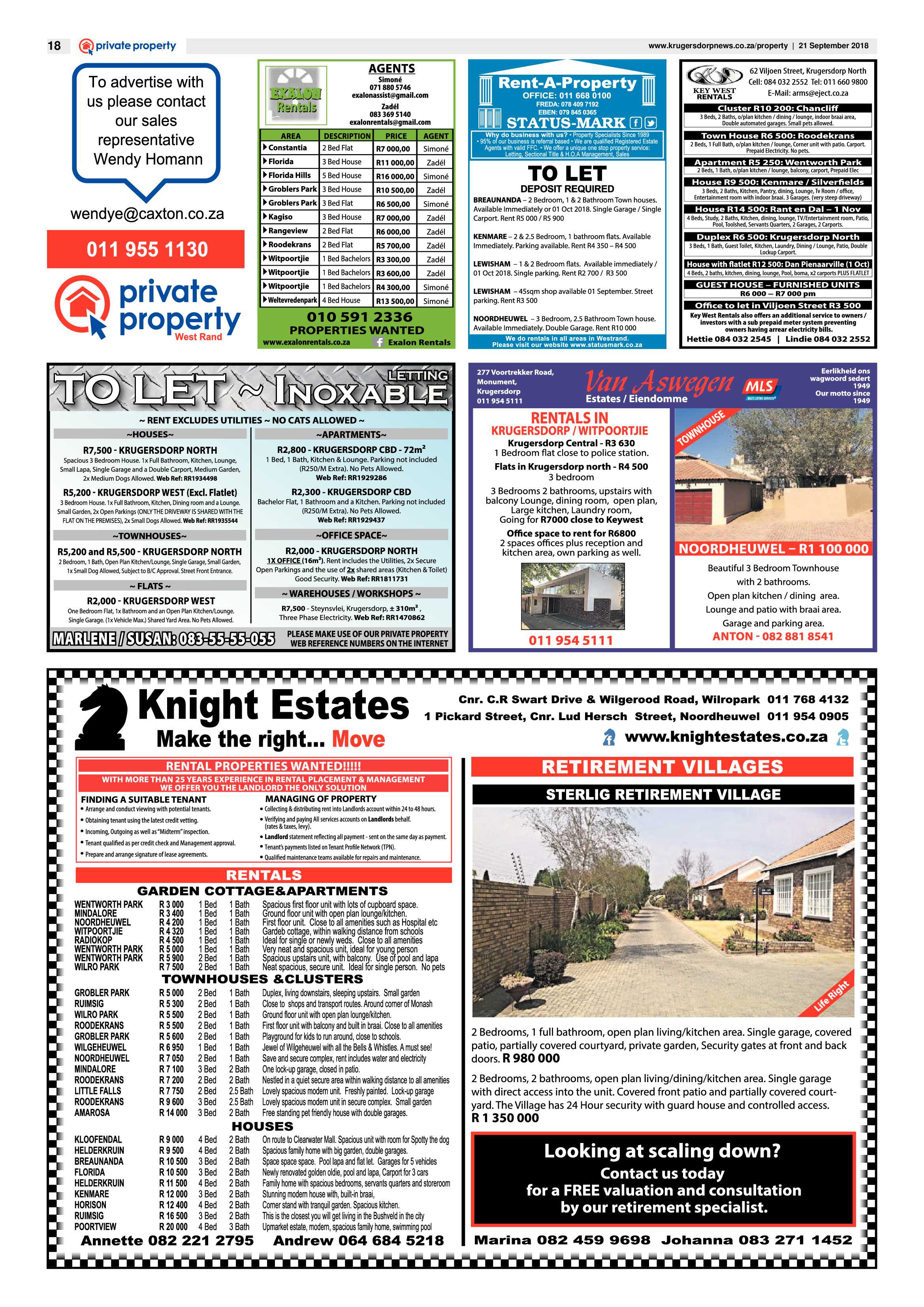 Krugersdorp News 21 September 2018 page 18