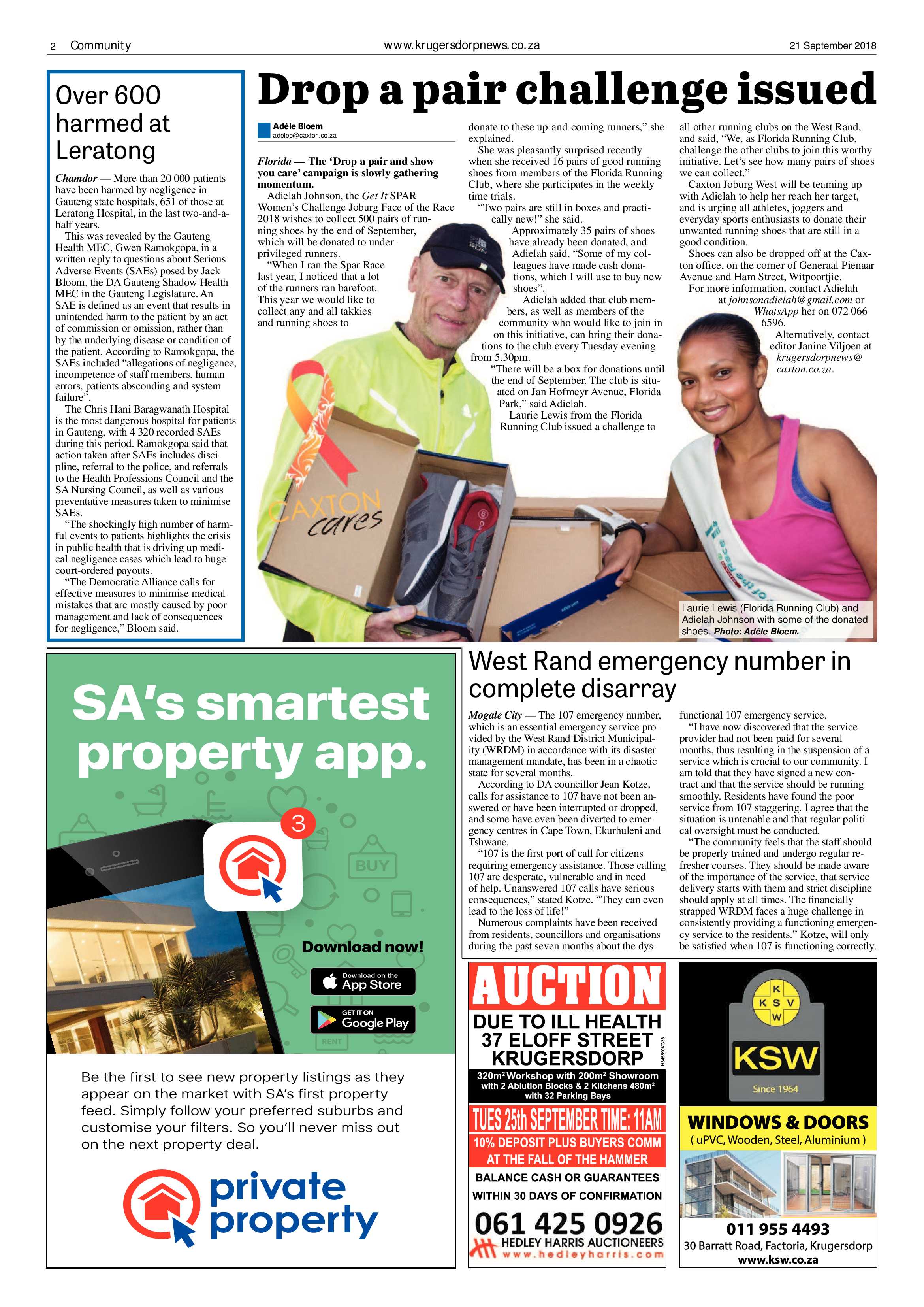 Krugersdorp News 21 September 2018 page 2