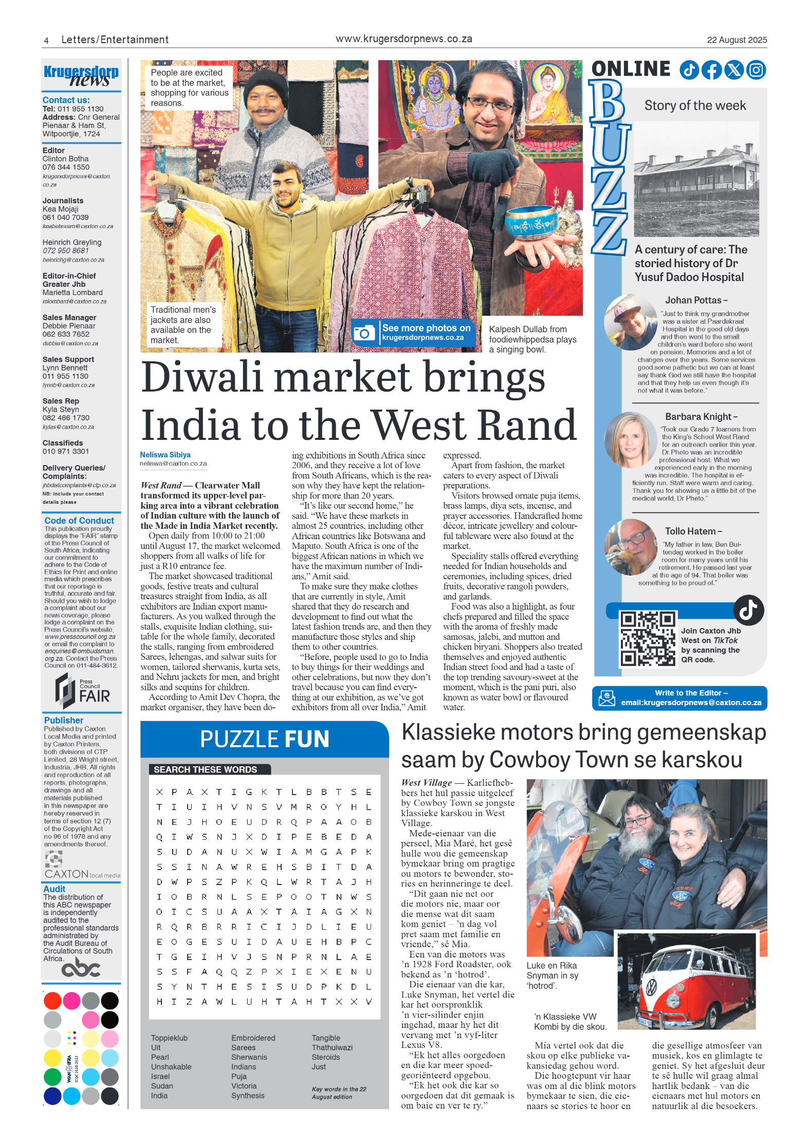 Krugersdorp News 22 August 2025 page 4