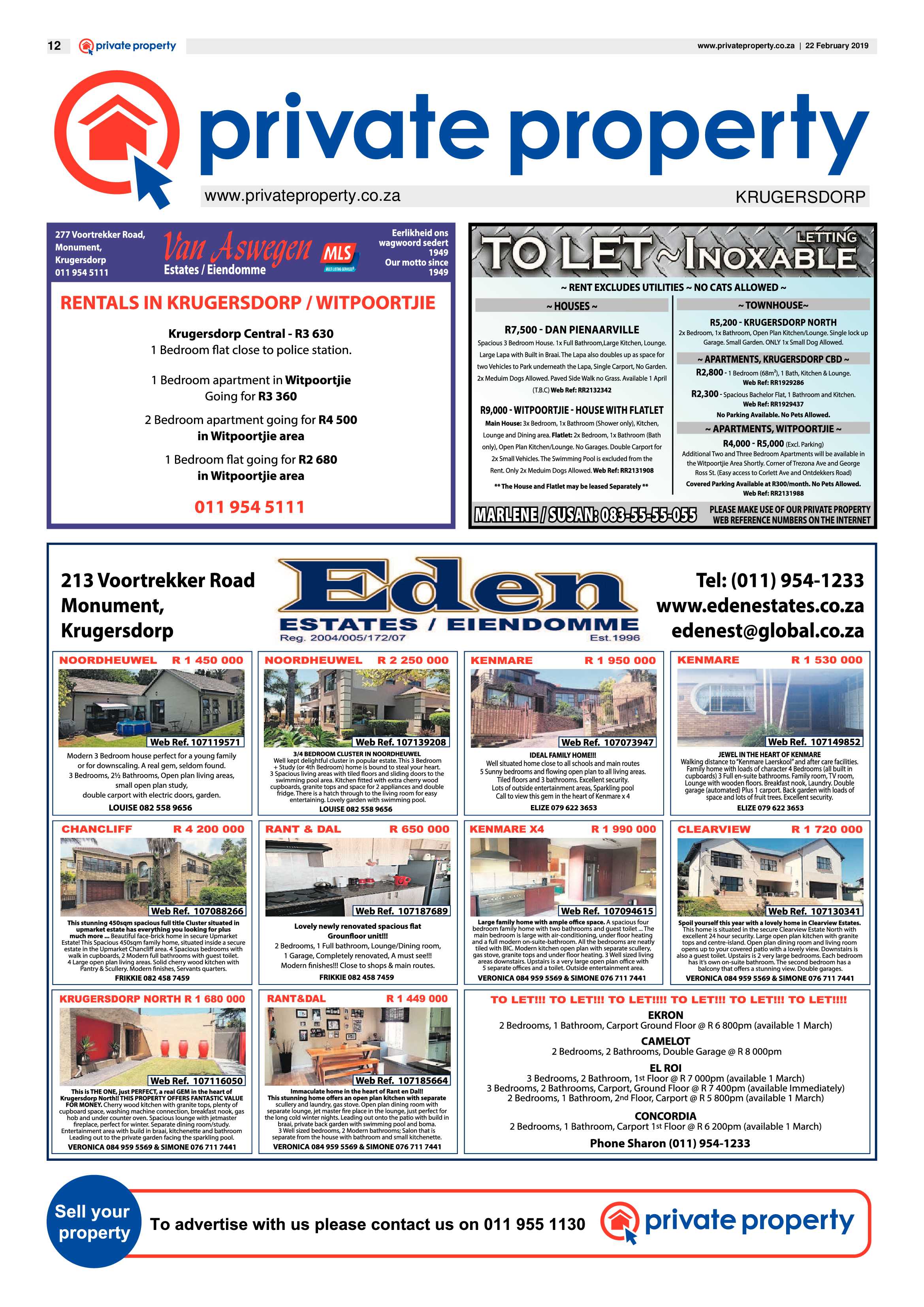Krugersdorp News 22 February 2019 page 12