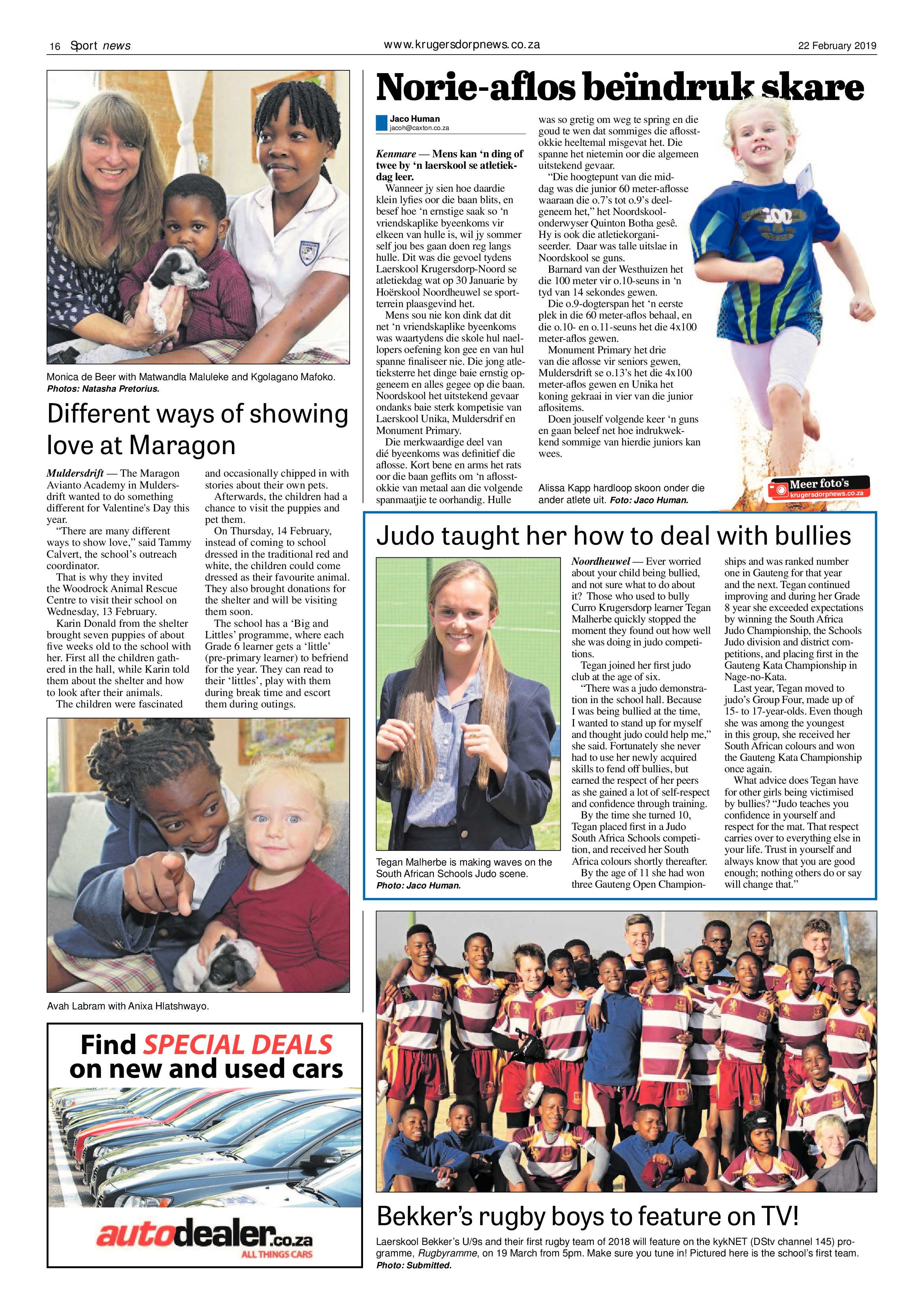 Krugersdorp News 22 February 2019 page 16