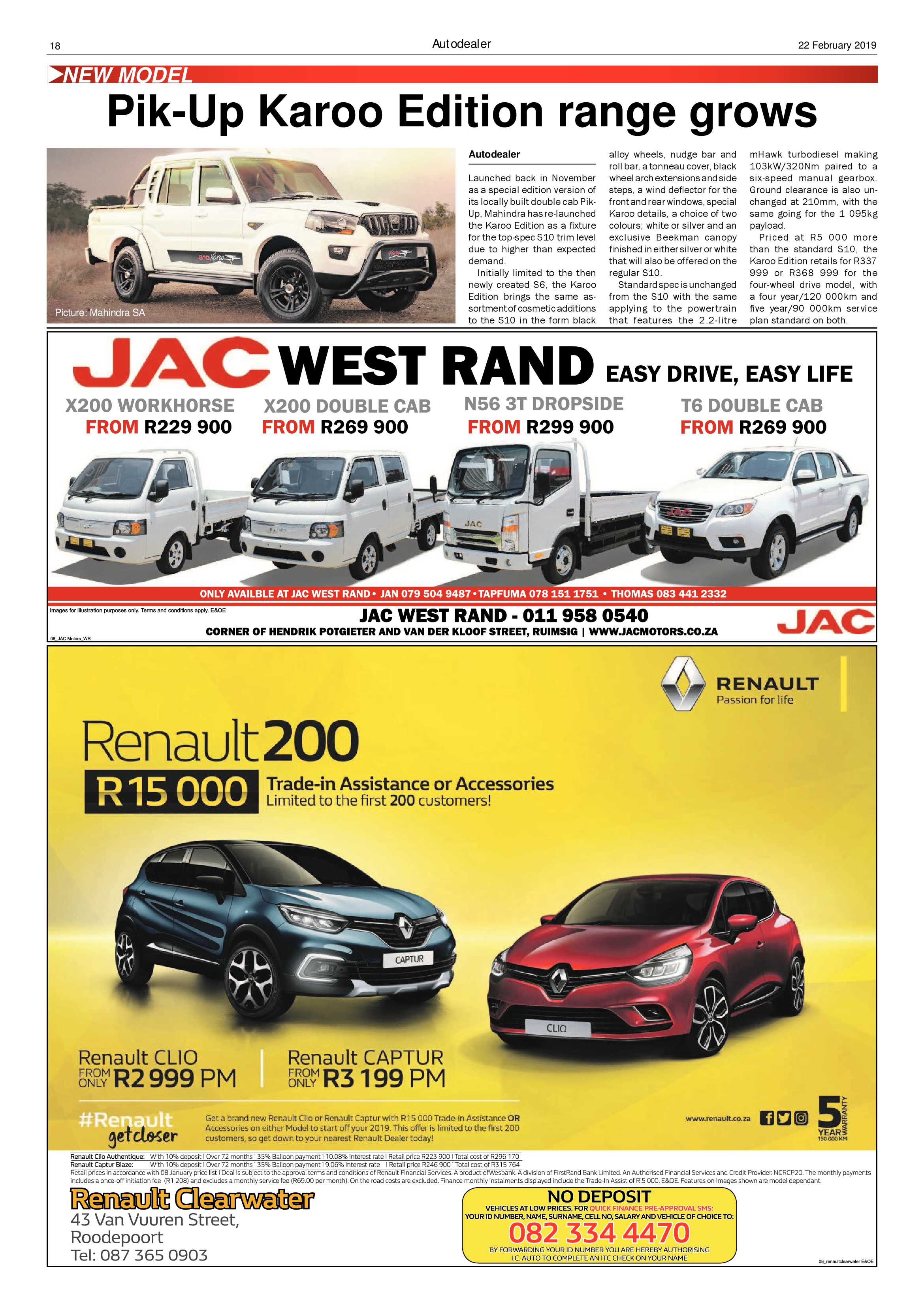 Krugersdorp News 22 February 2019 page 18