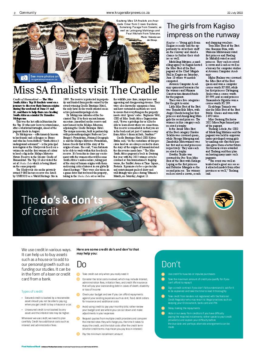 Krugersdorp News 22 July 2022 page 2