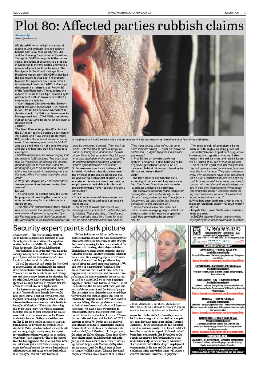 Krugersdorp News 22 July 2022 page 7
