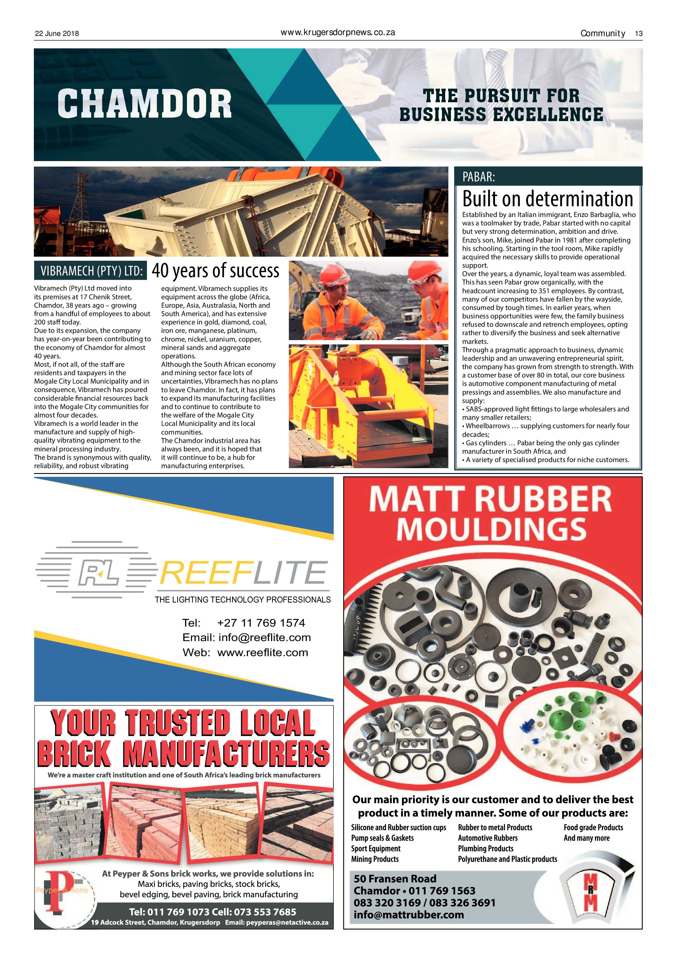 Krugersdorp News 22 June 2018 page 13