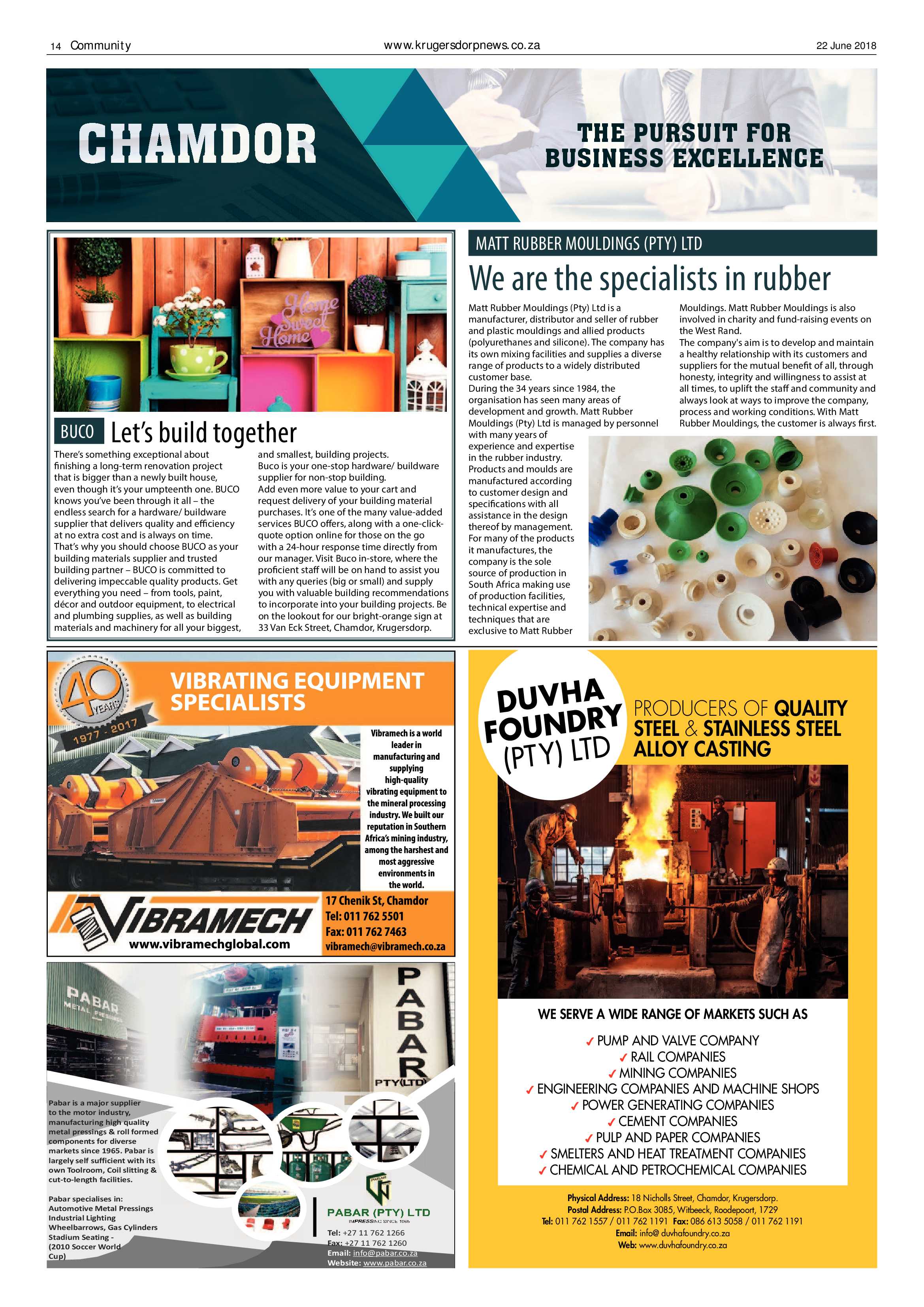 Krugersdorp News 22 June 2018 page 14