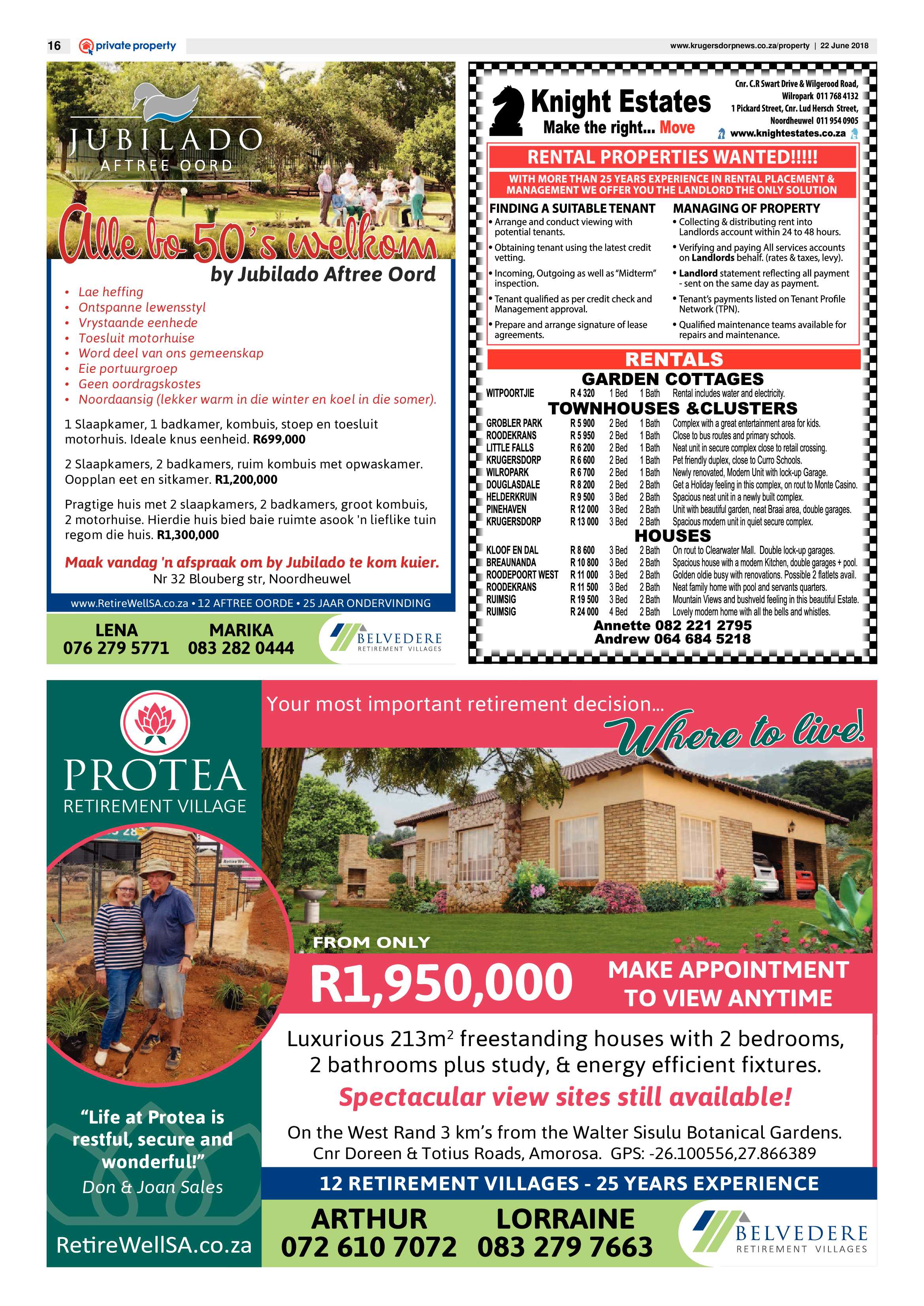 Krugersdorp News 22 June 2018 page 16