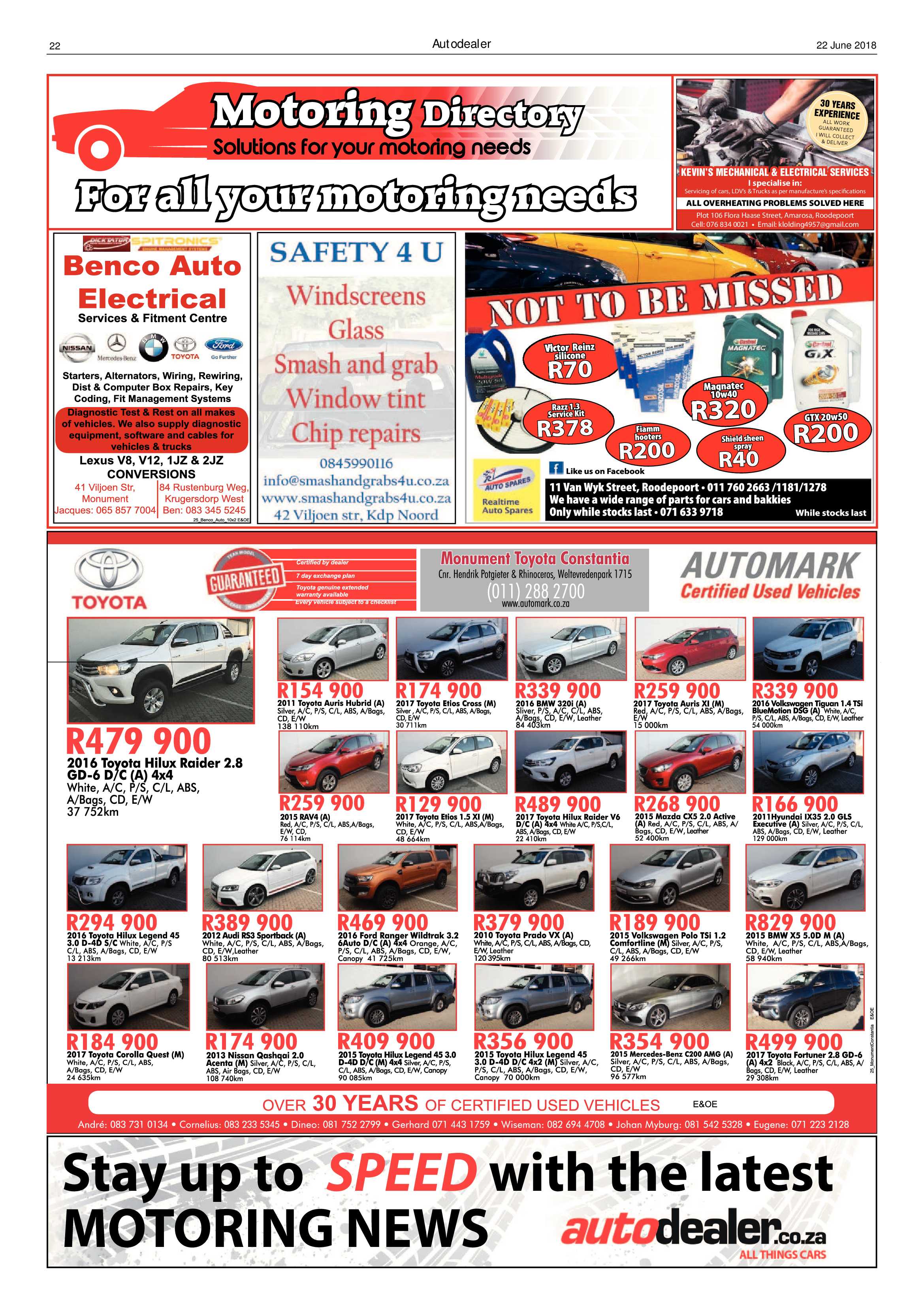Krugersdorp News 22 June 2018 page 22