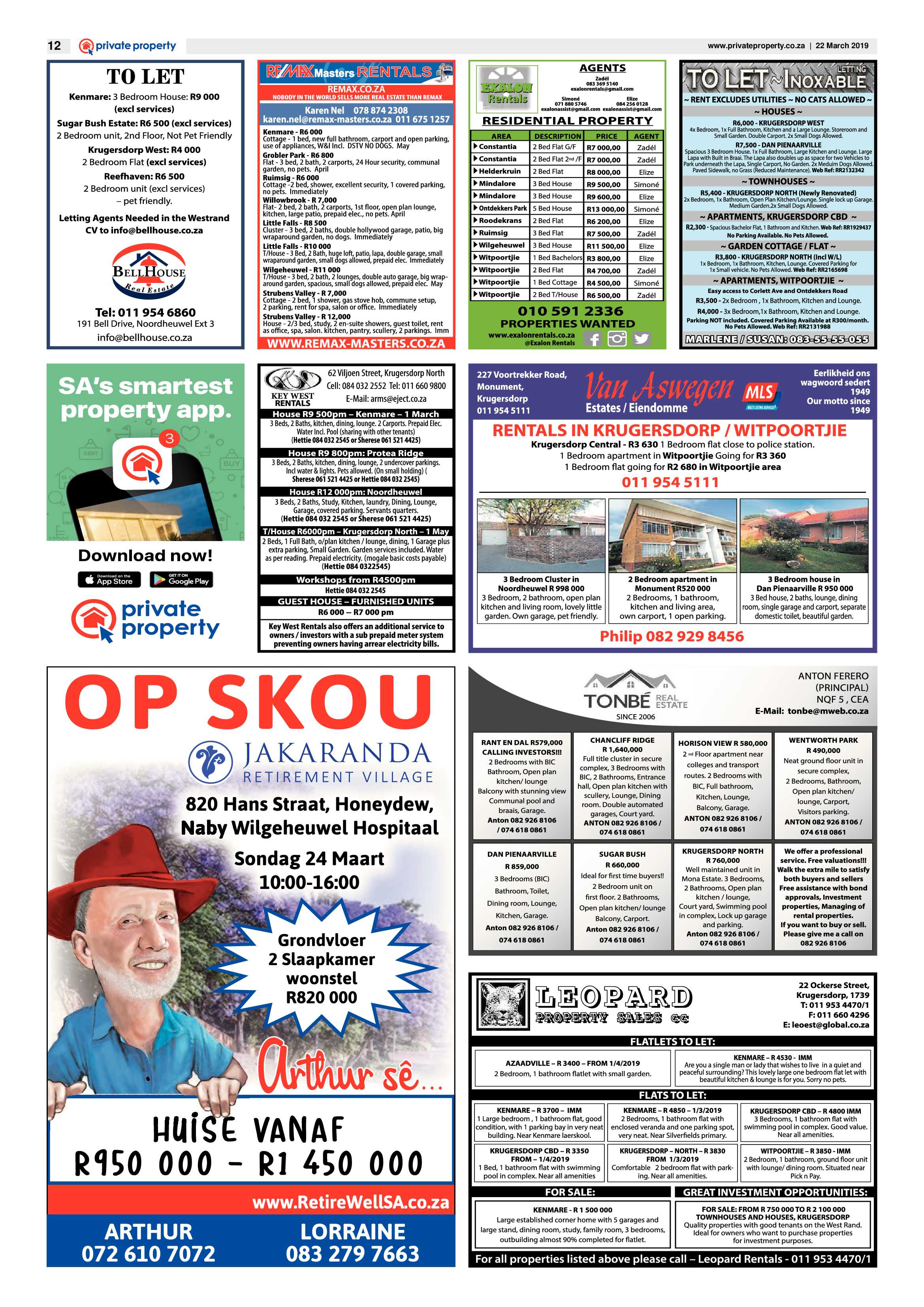 Krugersdorp News 22 March 2019 page 12