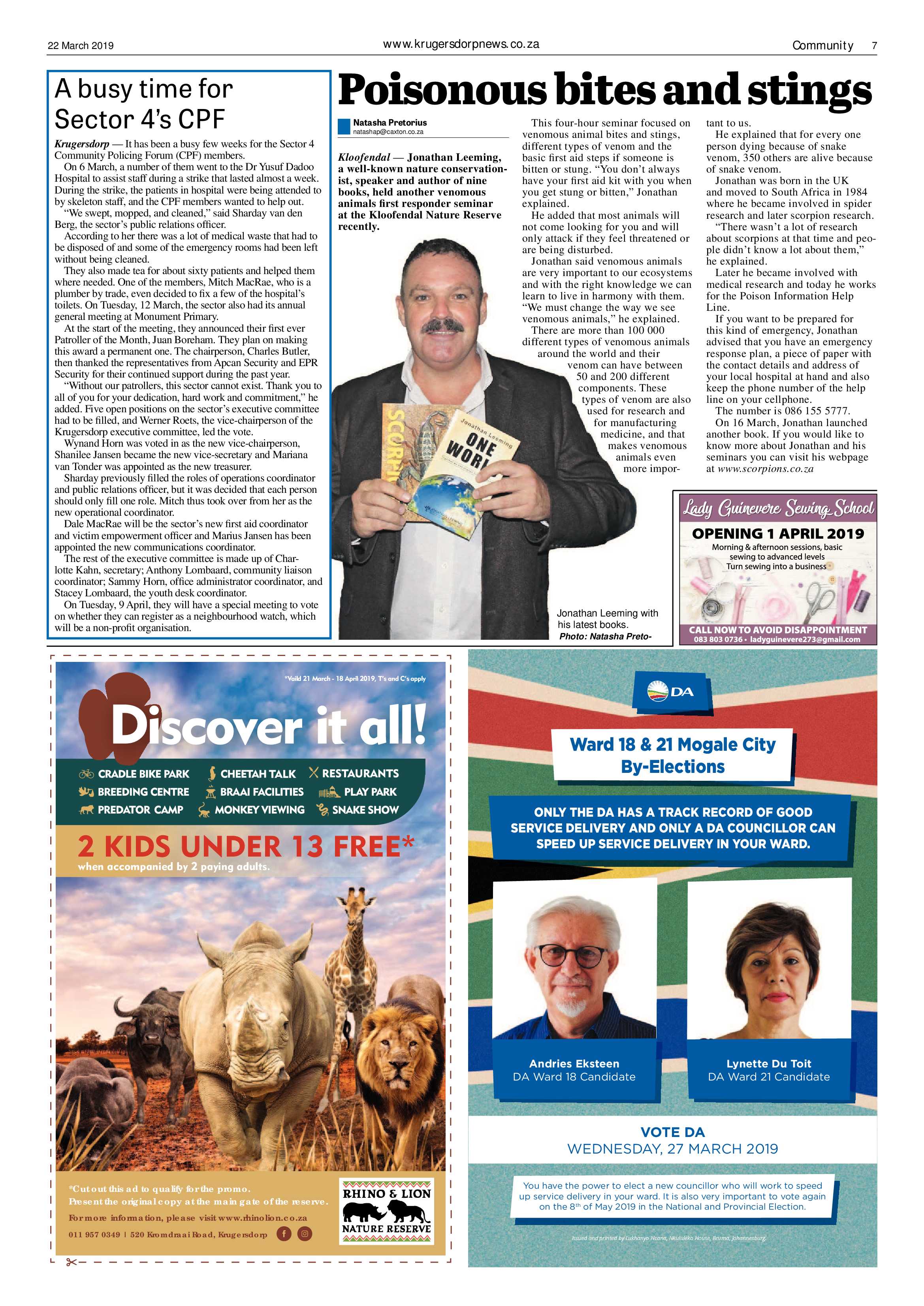 Krugersdorp News 22 March 2019 page 7