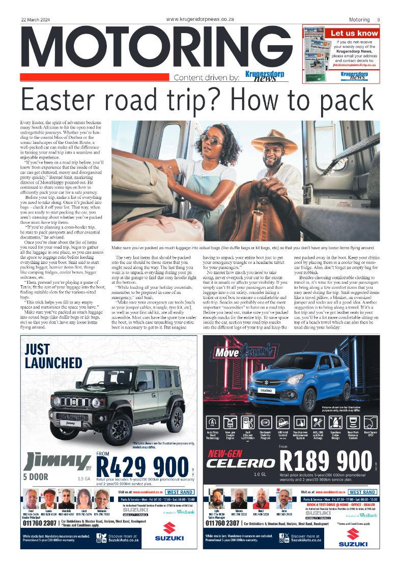 Krugersdorp News 22 March 2024 page 9