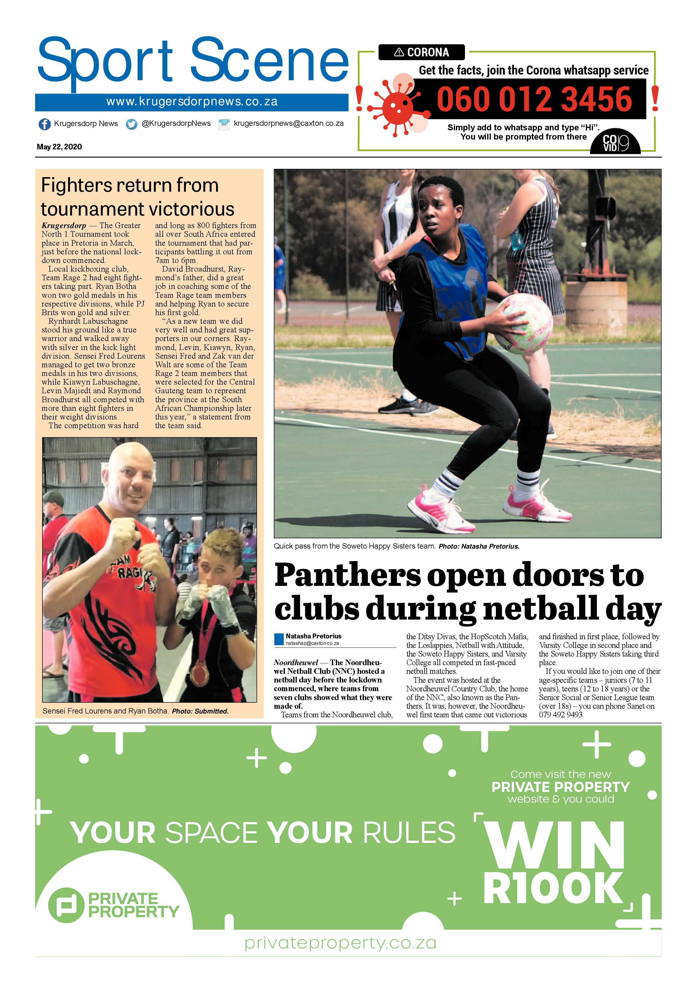 Krugersdorp News 22 May 2020 page 12