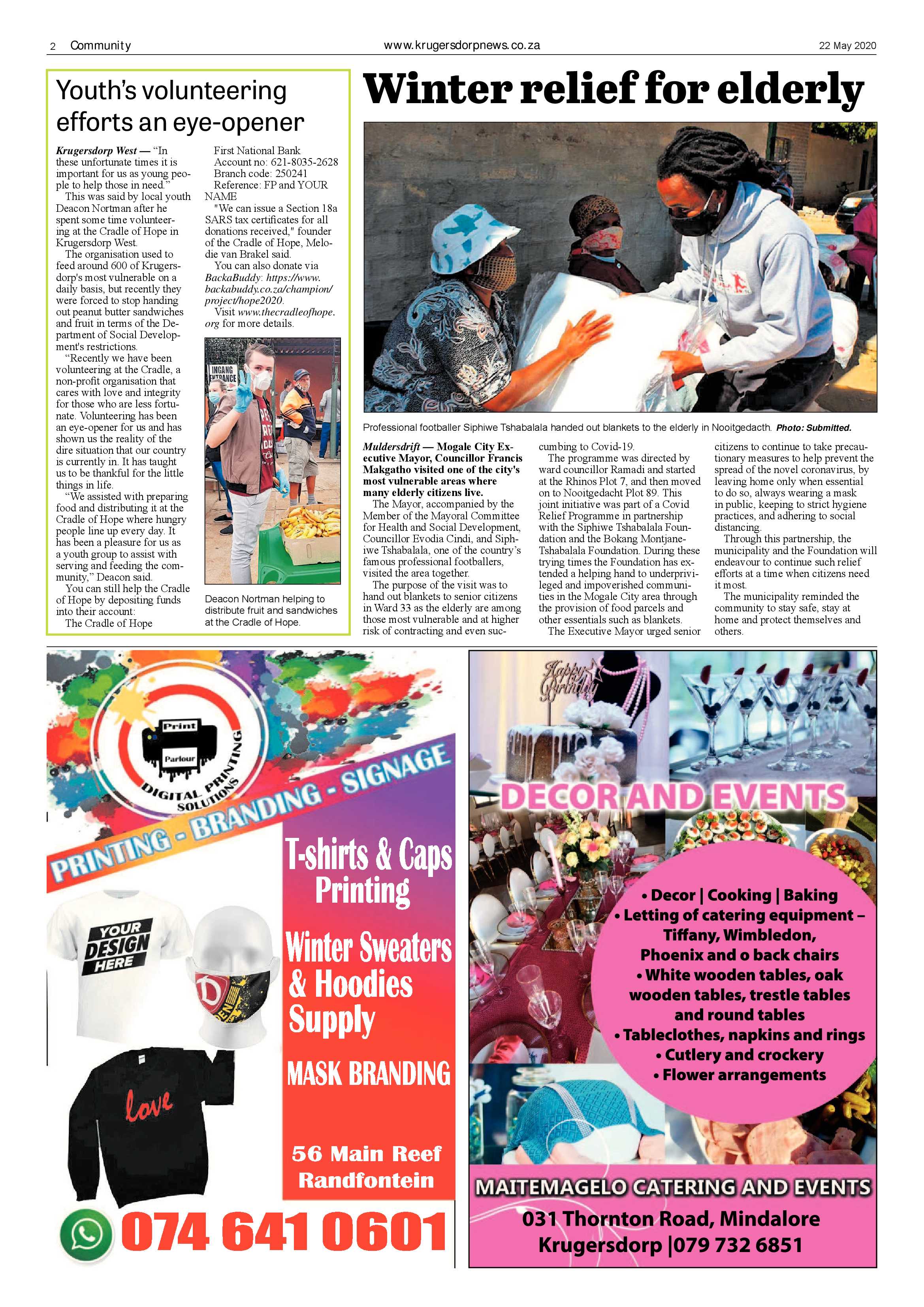 Krugersdorp News 22 May 2020 page 2