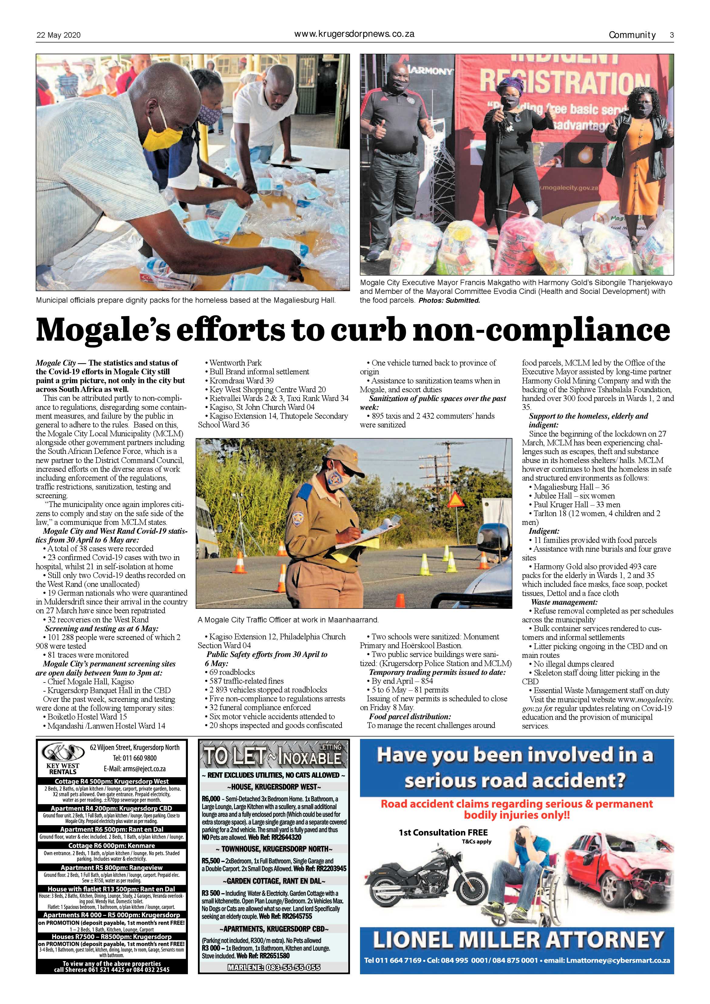 Krugersdorp News 22 May 2020 page 3