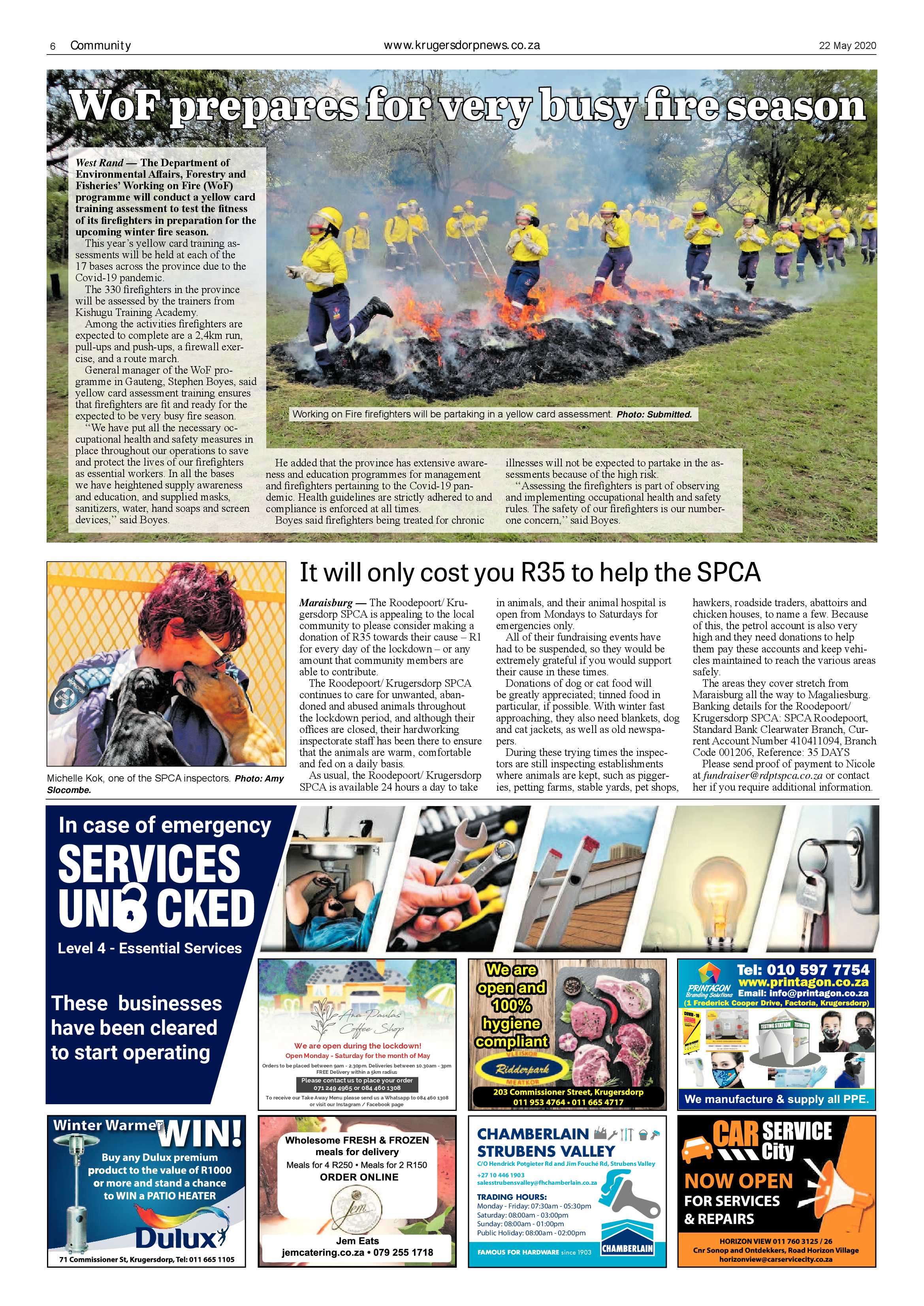 Krugersdorp News 22 May 2020 page 6