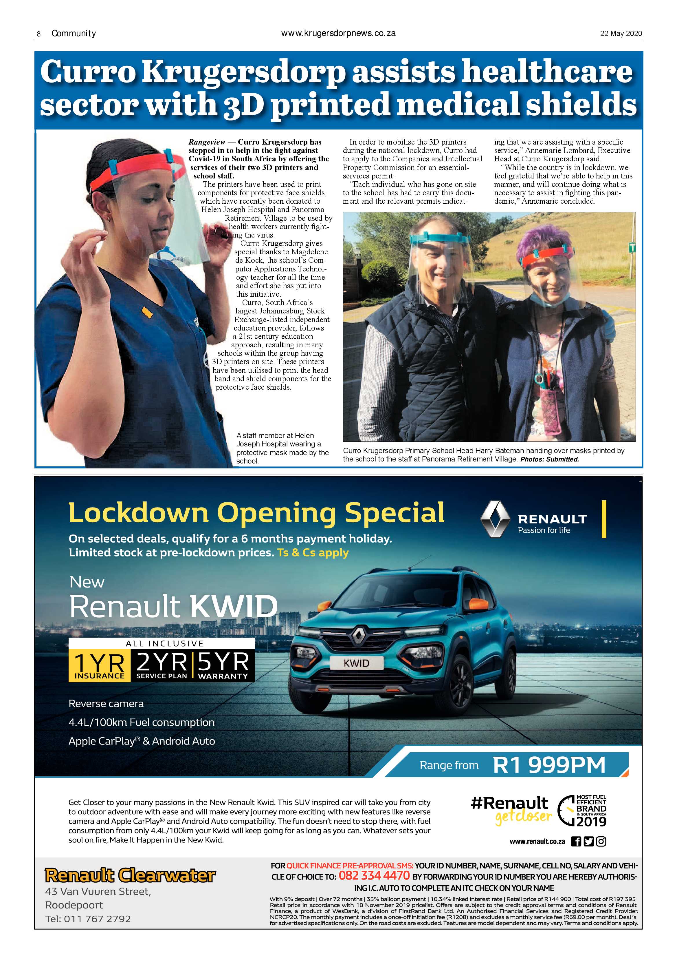 Krugersdorp News 22 May 2020 page 8