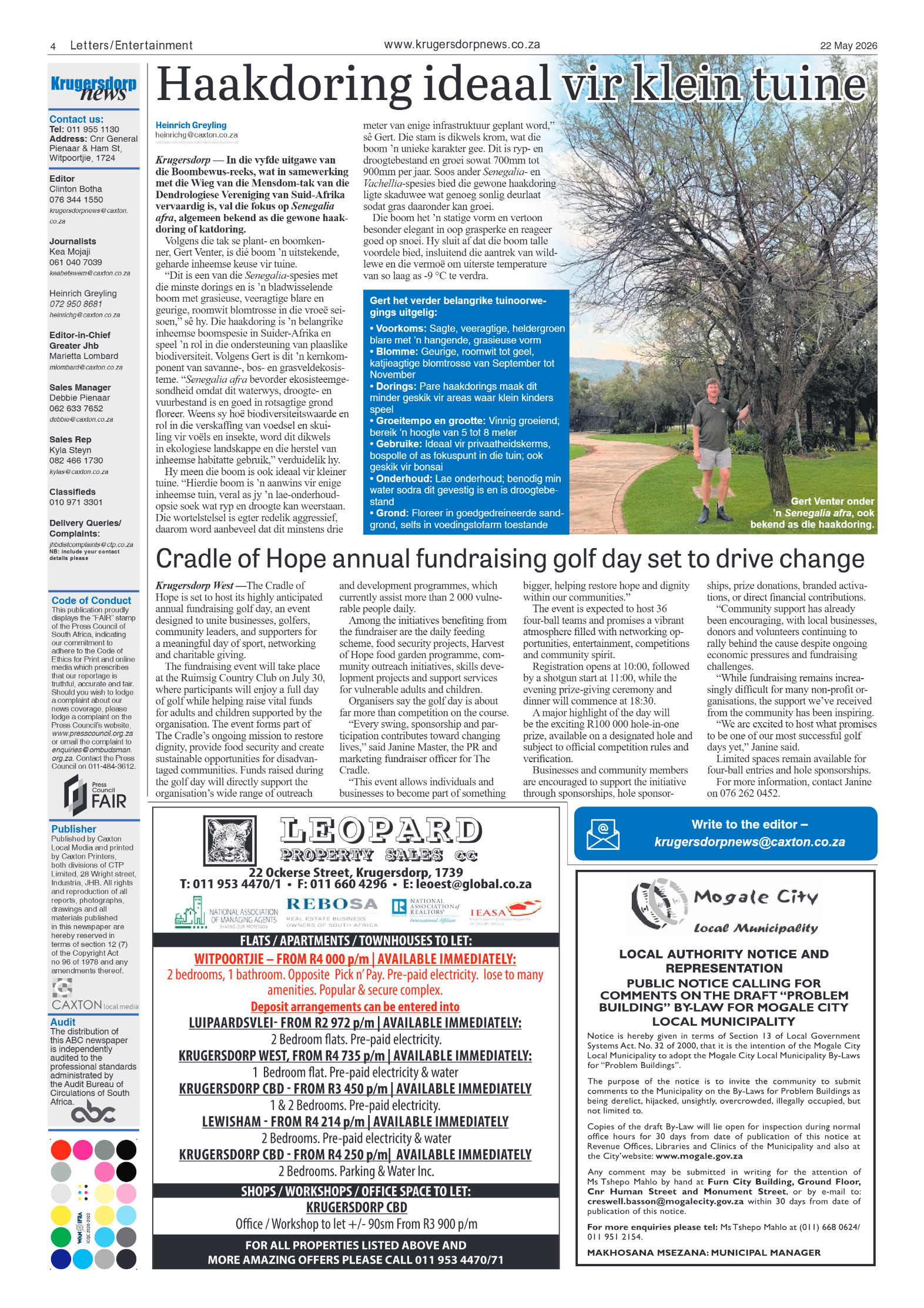 Krugersdorp News 22 May 2026 page 4