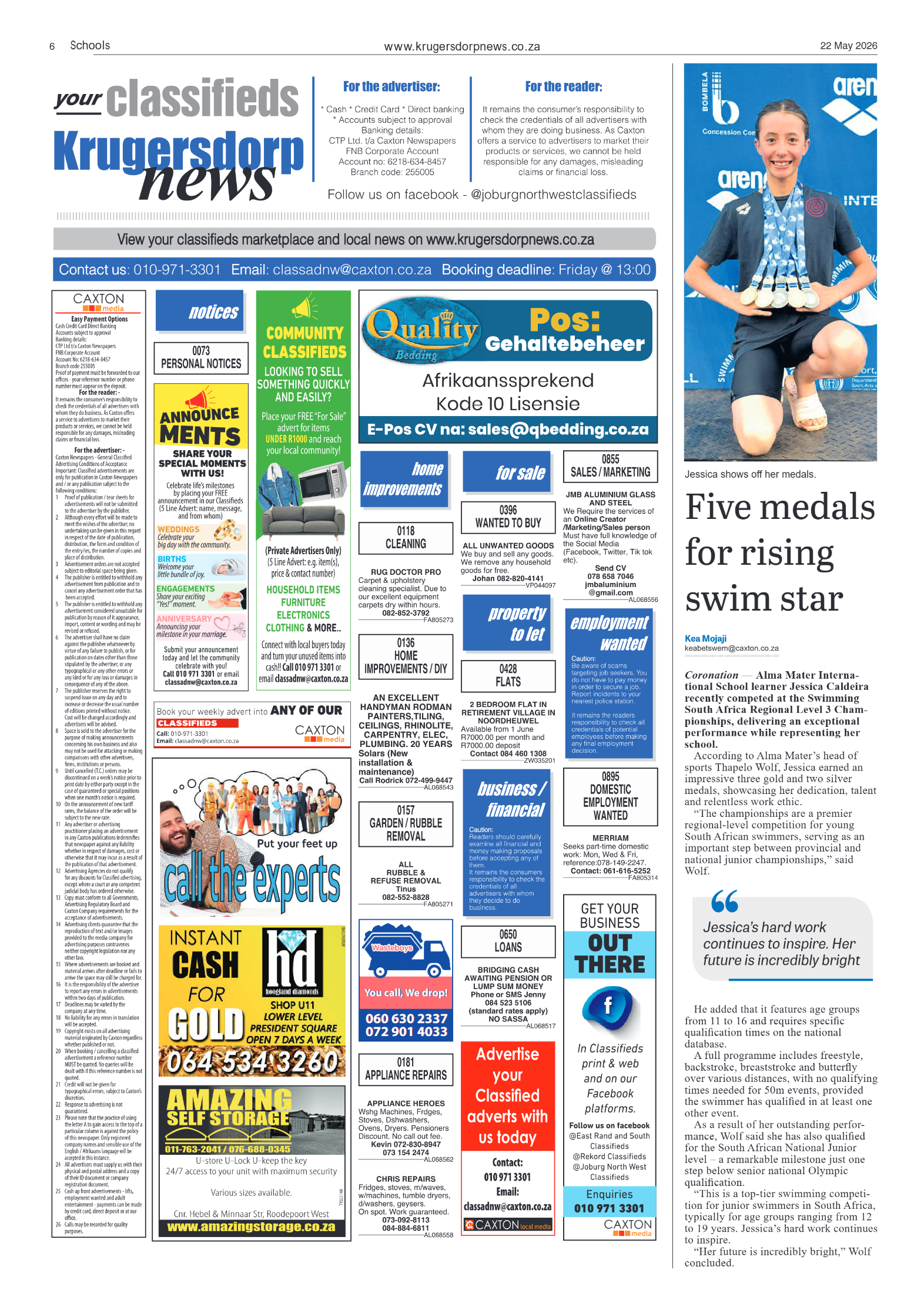Krugersdorp News 22 May 2026 page 6