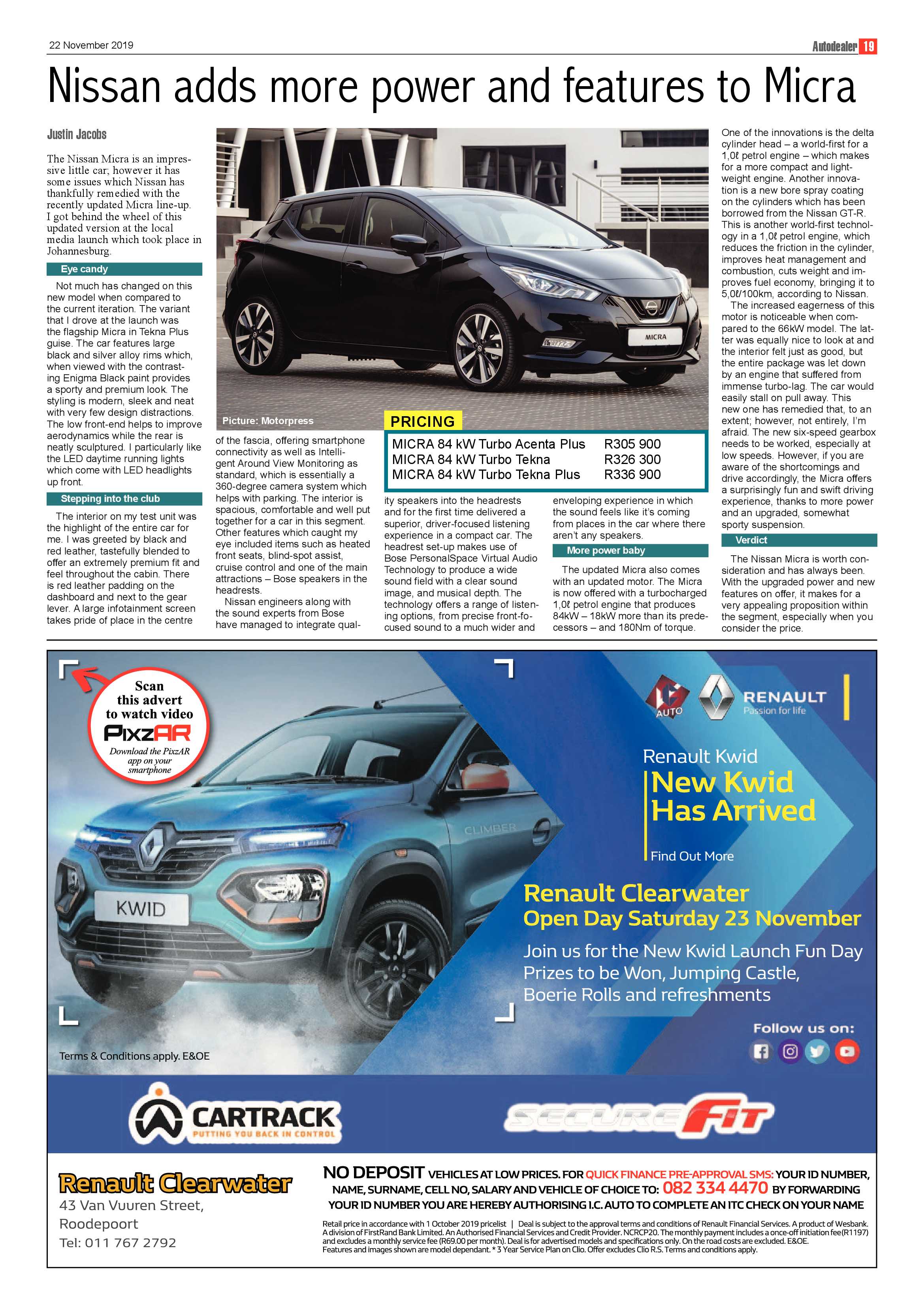 Krugersdorp News 22 November 2019 page 19