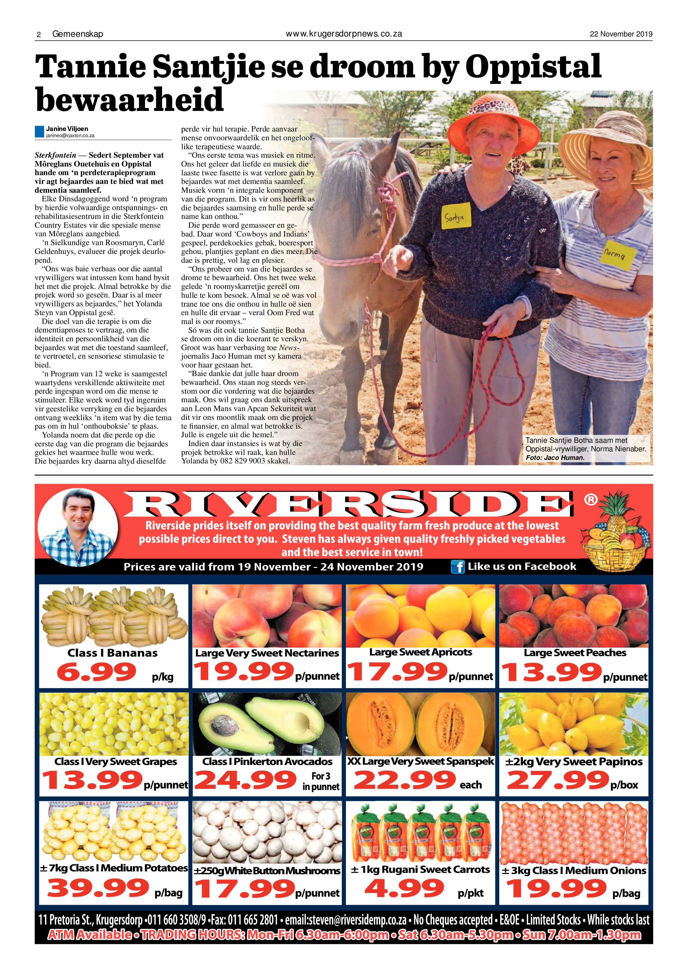 Krugersdorp News 22 November 2019 page 2