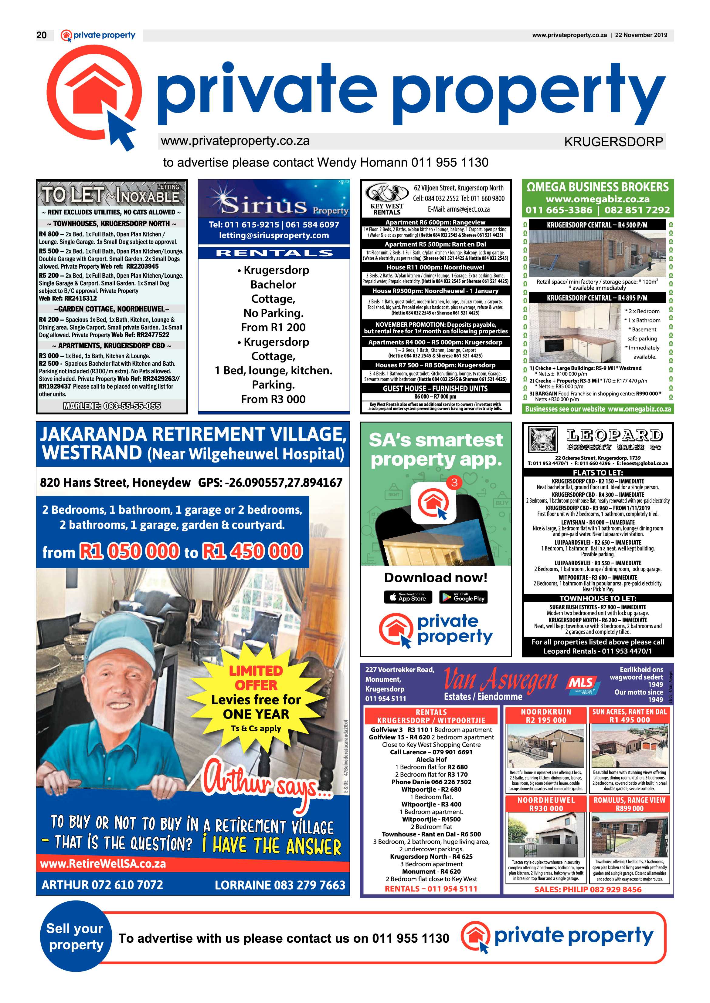 Krugersdorp News 22 November 2019 page 20