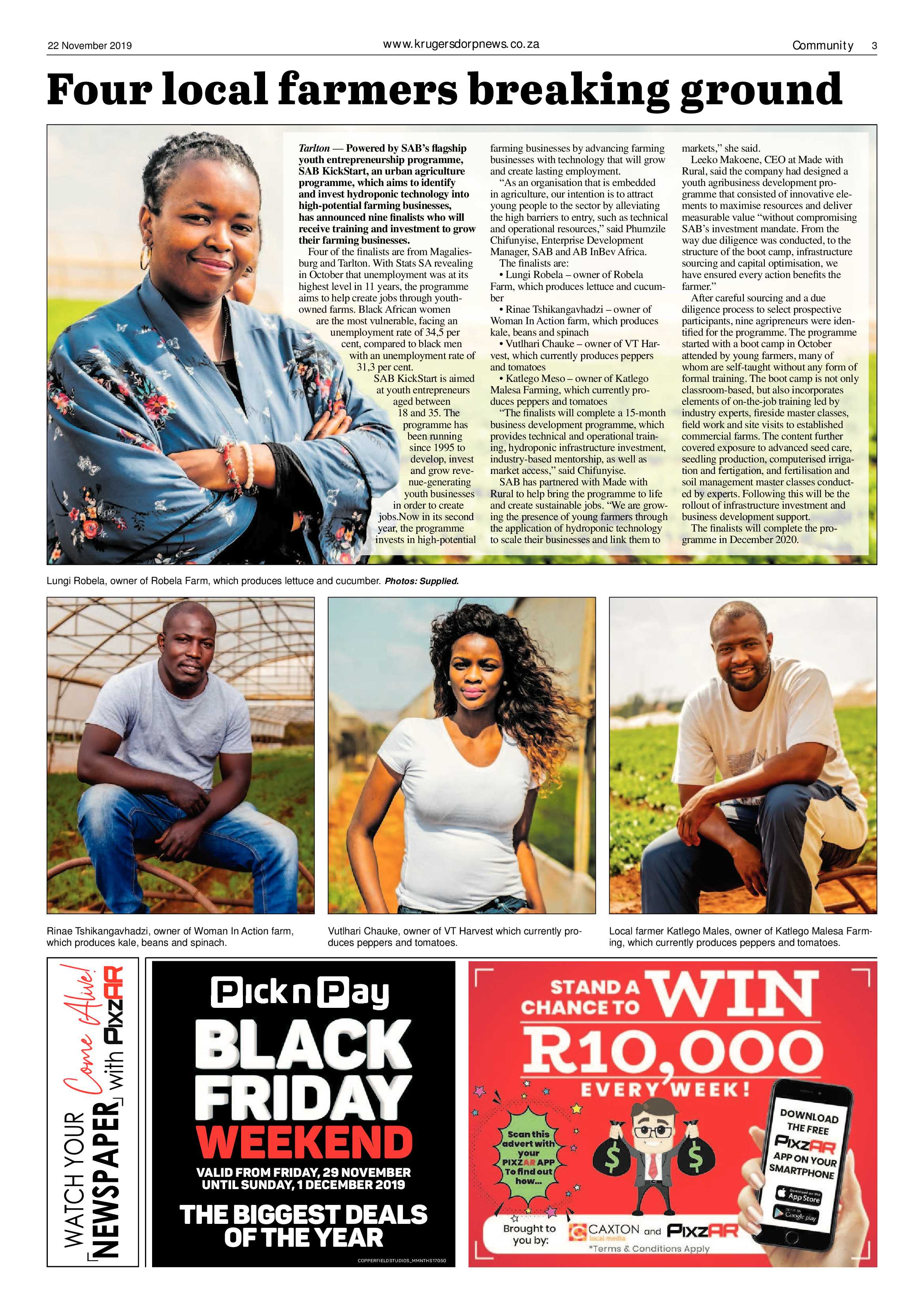 Krugersdorp News 22 November 2019 page 3