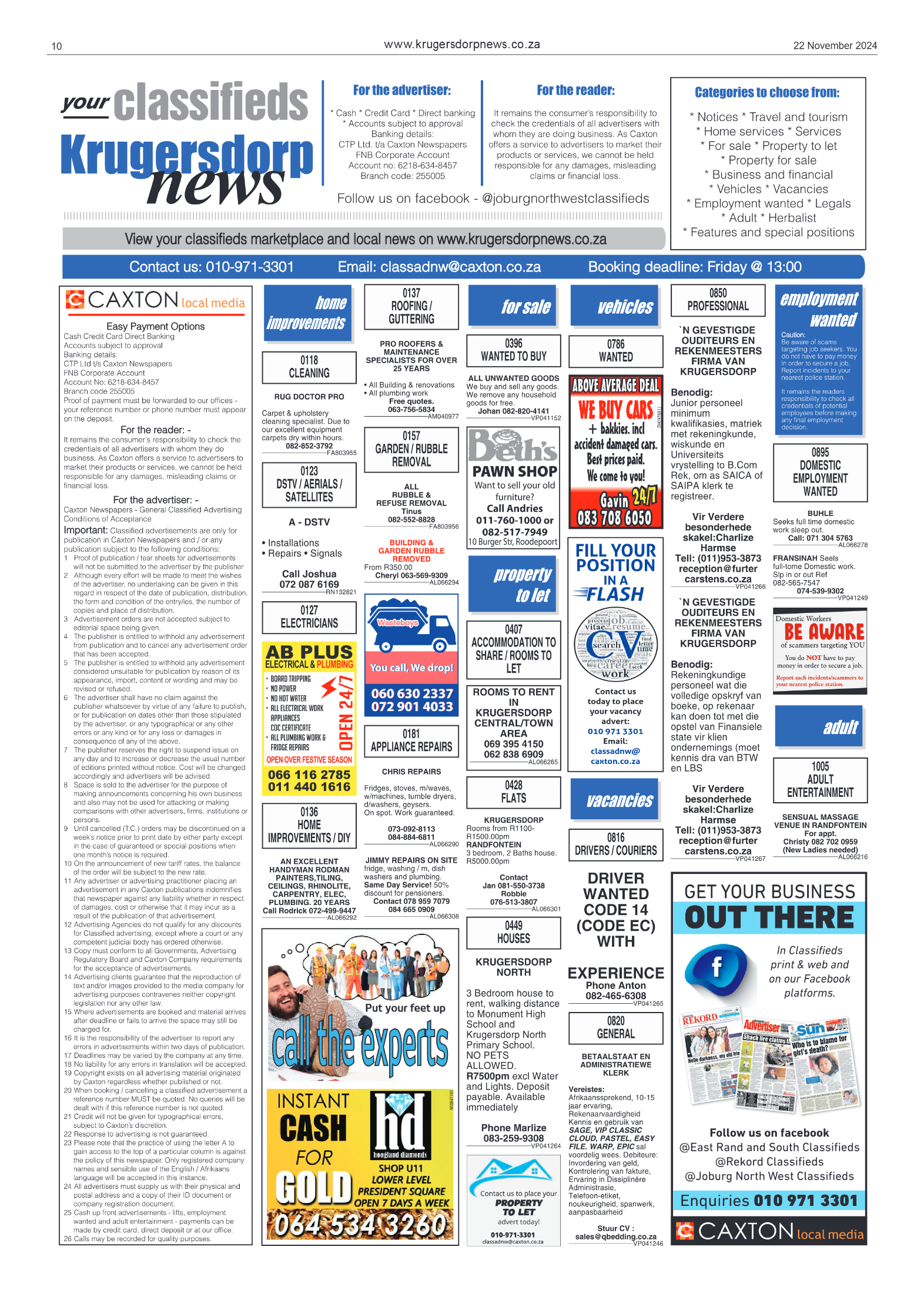 Krugersdorp News 22 November 2024 page 10