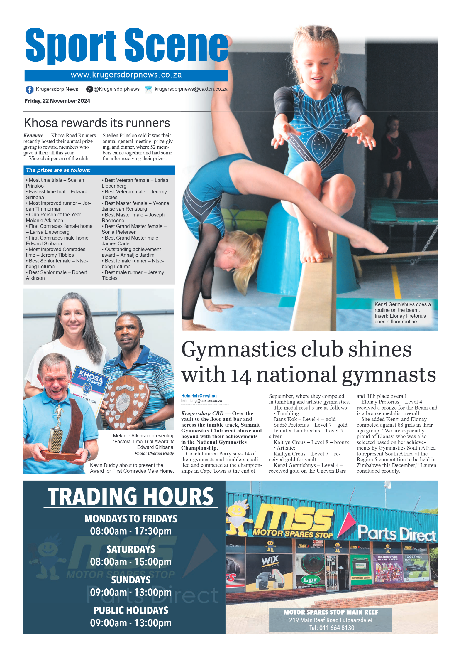 Krugersdorp News 22 November 2024 page 12