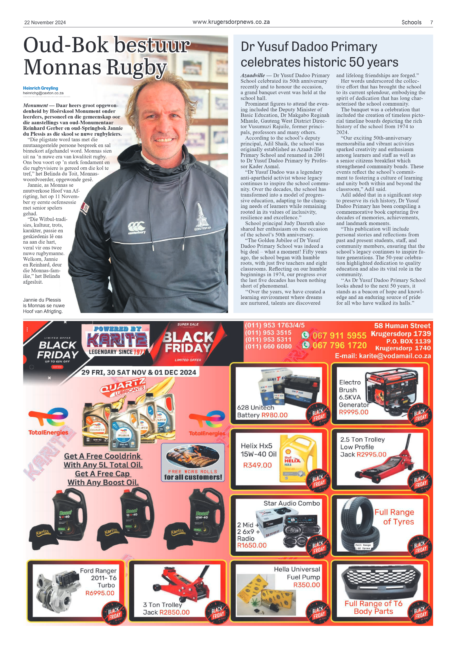 Krugersdorp News 22 November 2024 page 7