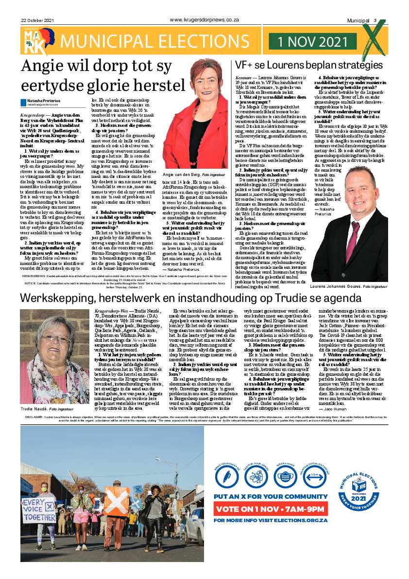 Krugersdorp News 22 October 2021 page 3