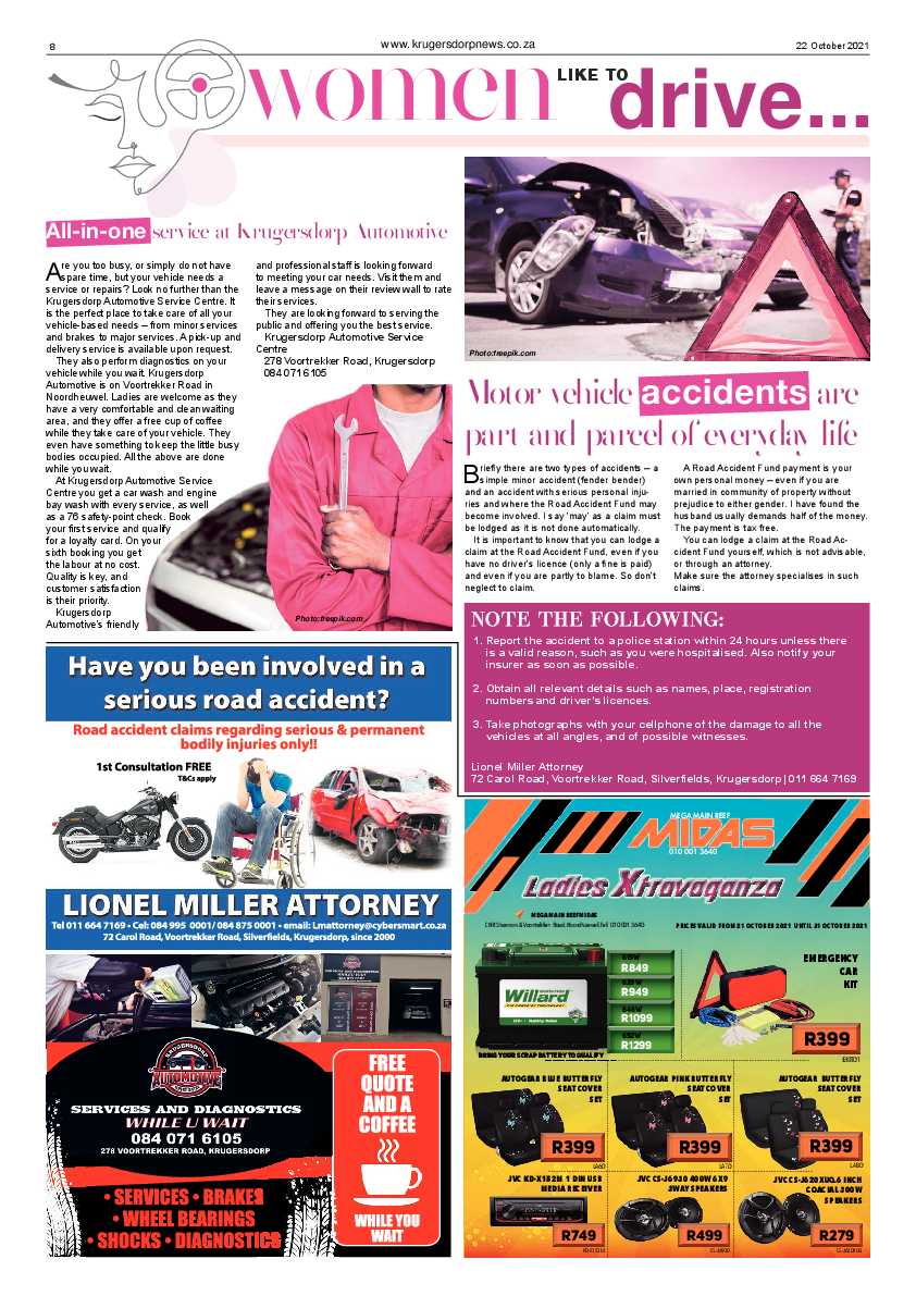 Krugersdorp News 22 October 2021 page 8
