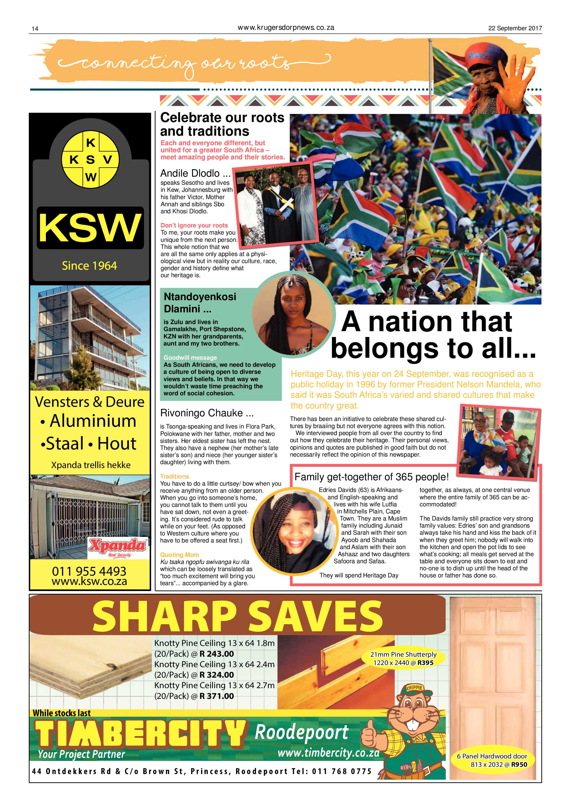 Krugersdorp News 22 September 2017 page 14