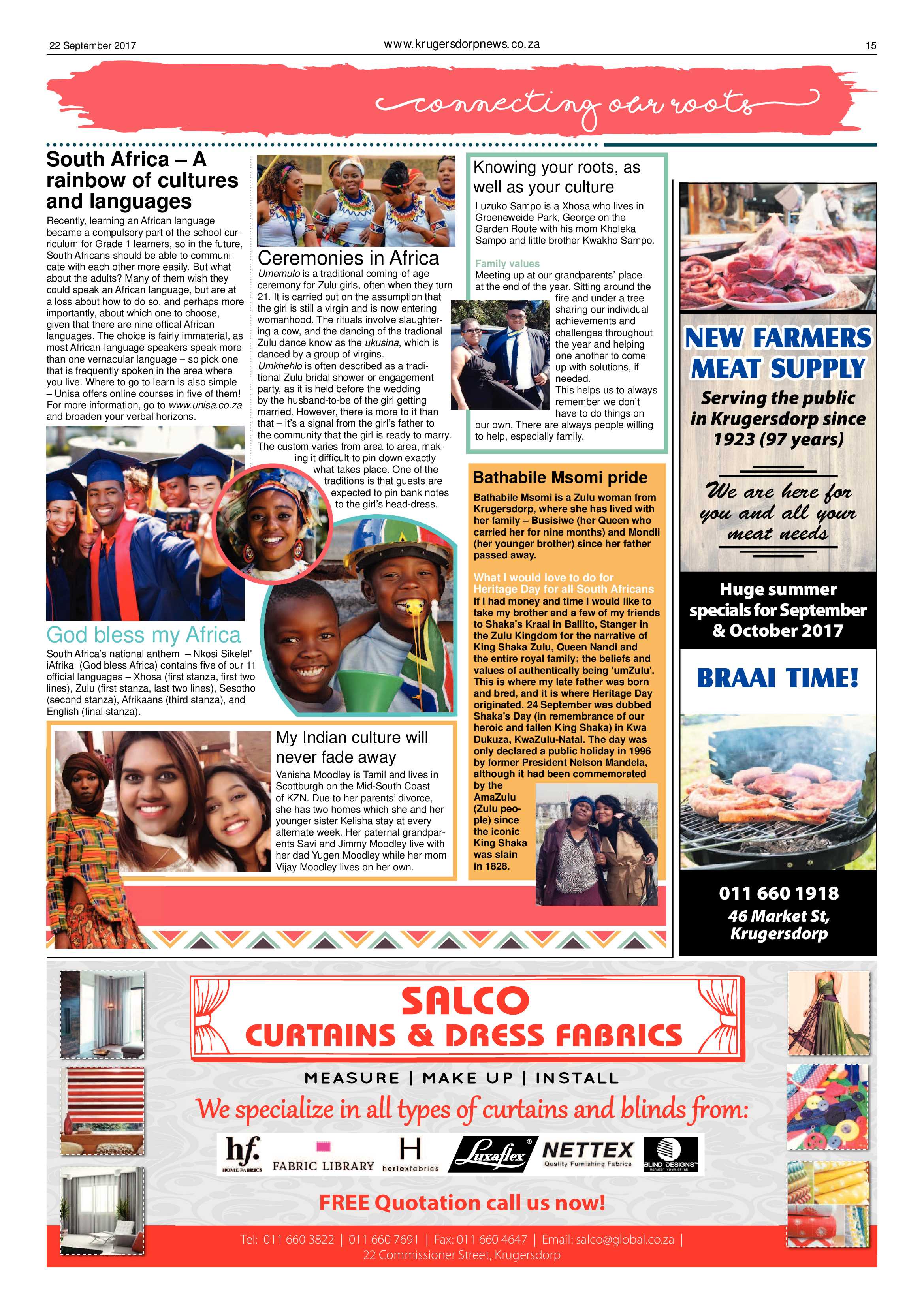 Krugersdorp News 22 September 2017 page 15