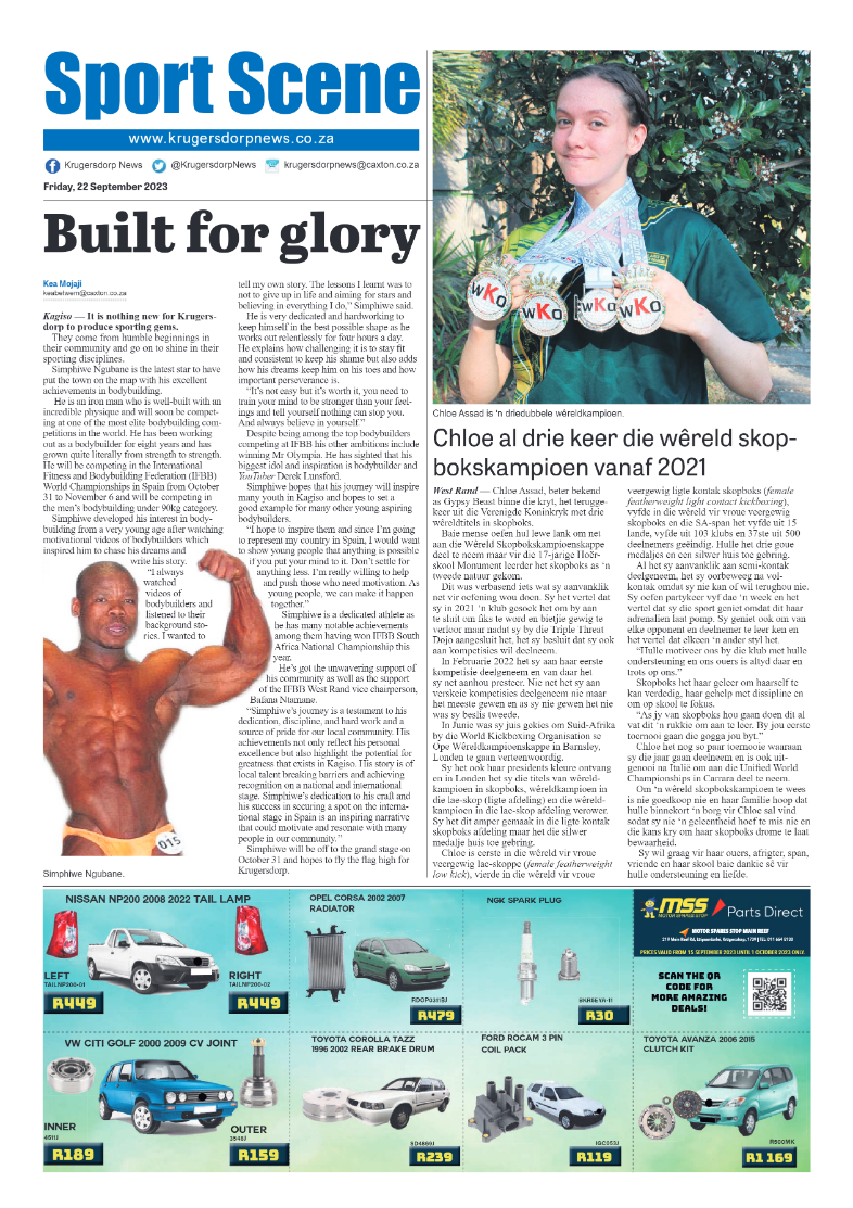 Krugersdorp News 22 September 2023 page 12