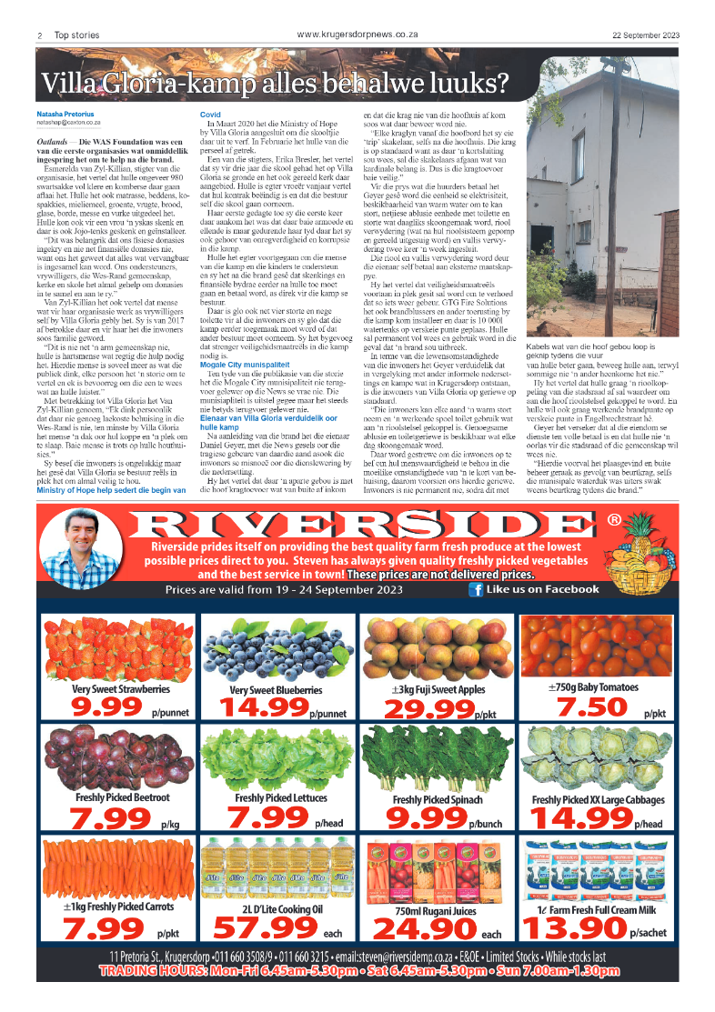 Krugersdorp News 22 September 2023 page 2
