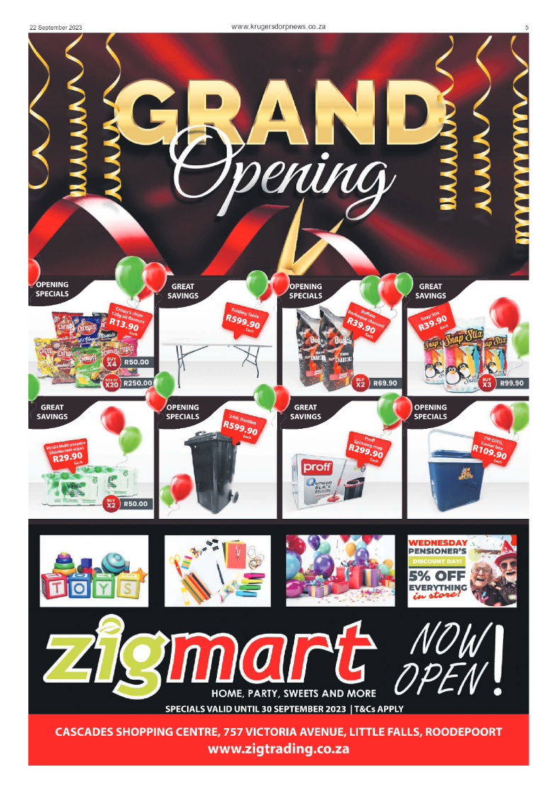 Krugersdorp News 22 September 2023 page 5