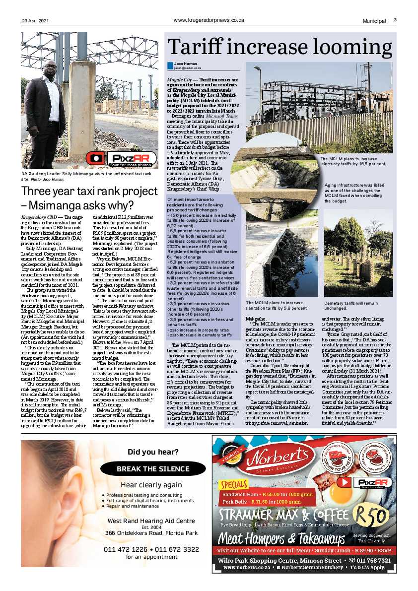 Krugersdorp News 23 April 2021 page 3